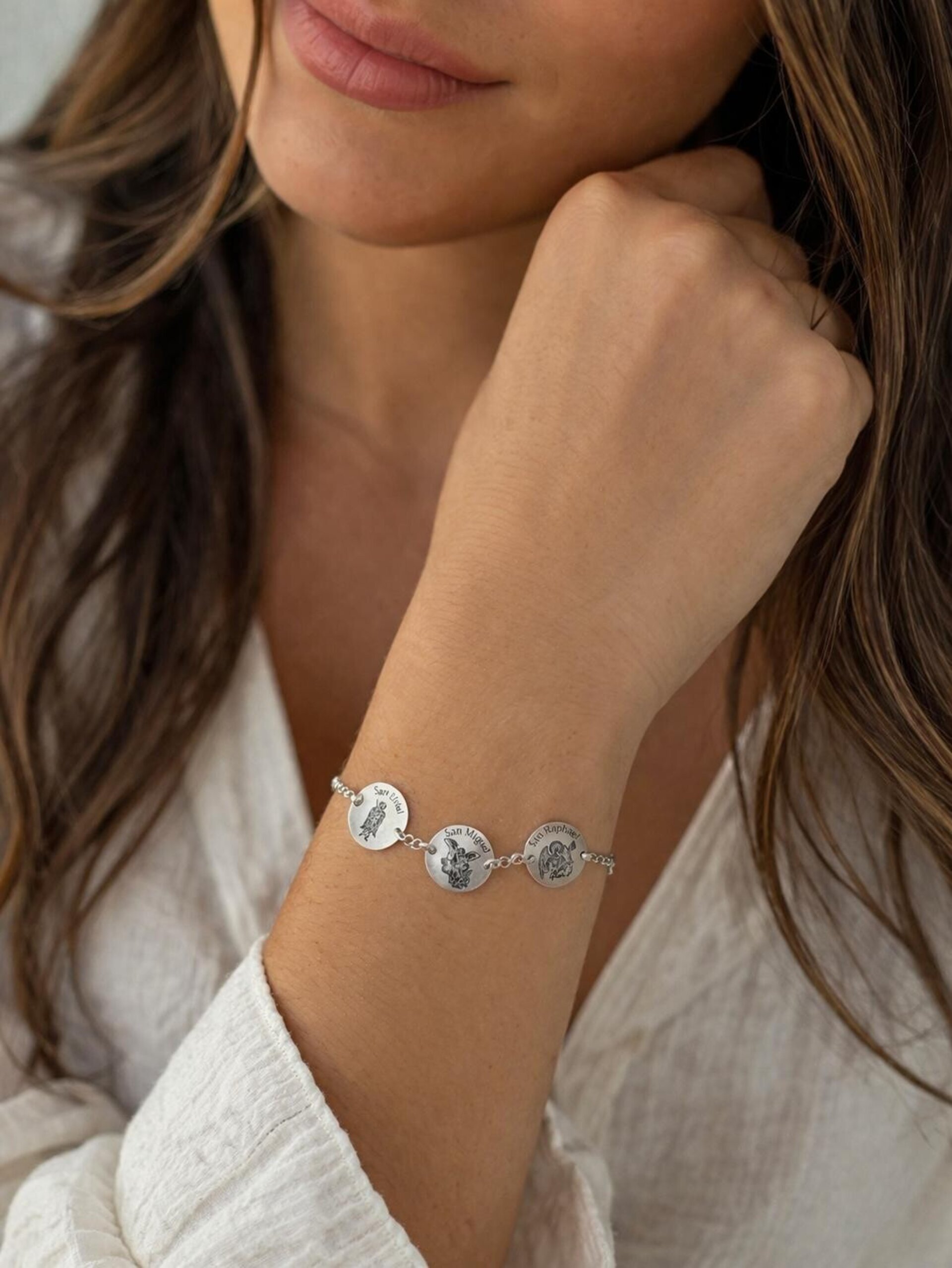 pulsera de los tres arcángeles Raphael, Miguel y Uriel - 6