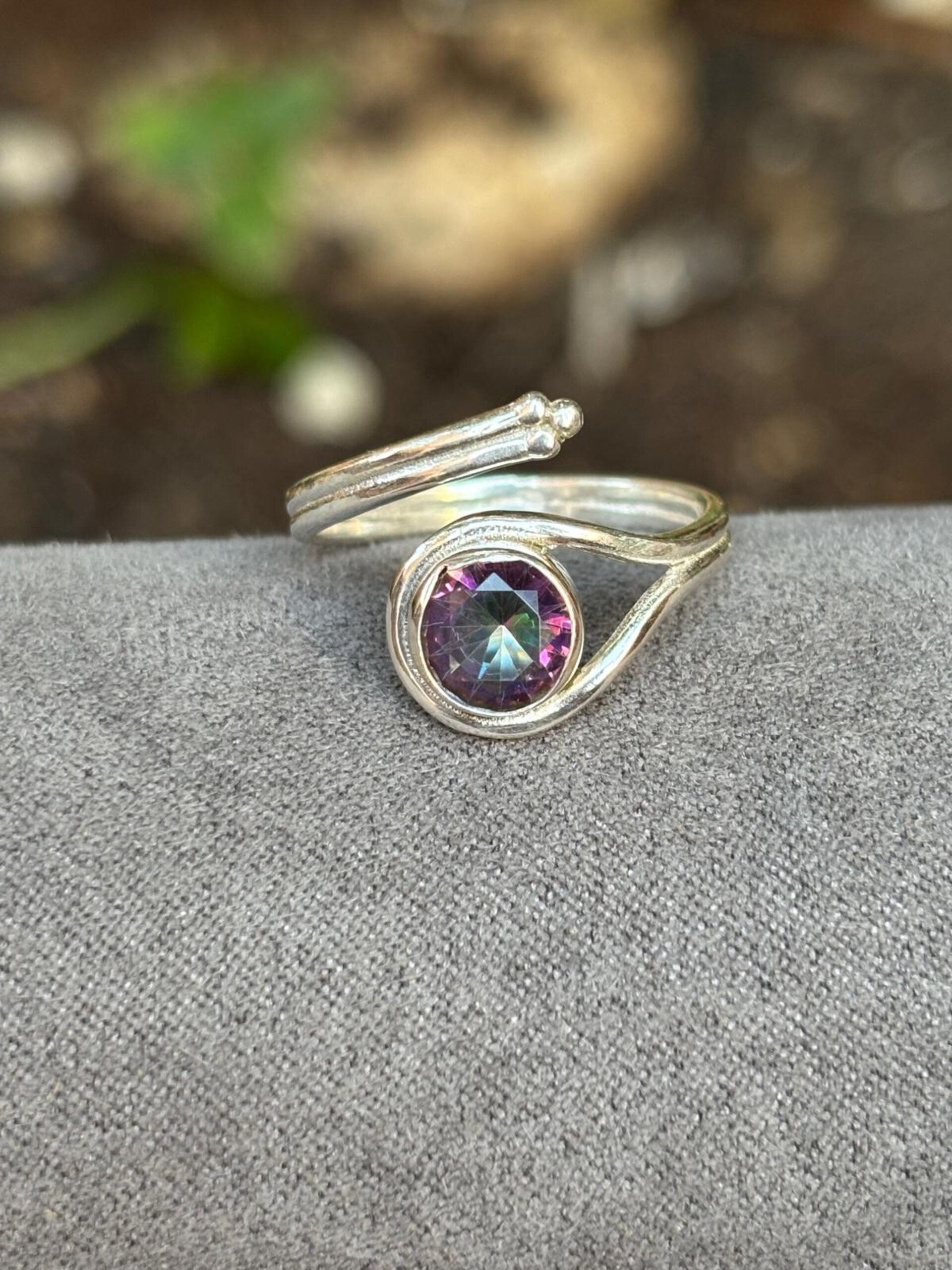 Anillo ajustable Topacio Místico - 4