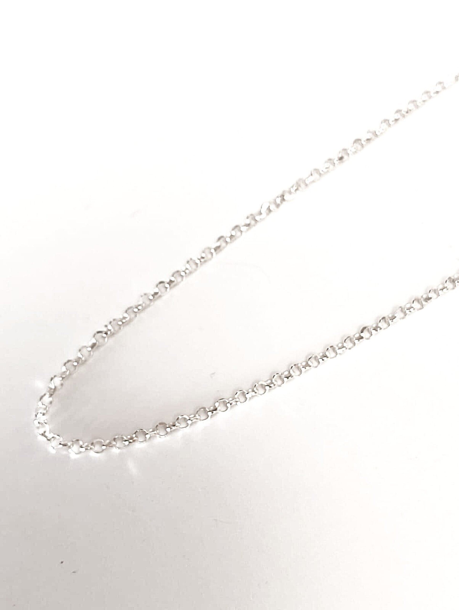 cadena plata de ley con medidas a elegir de 40/45/50cm - 7