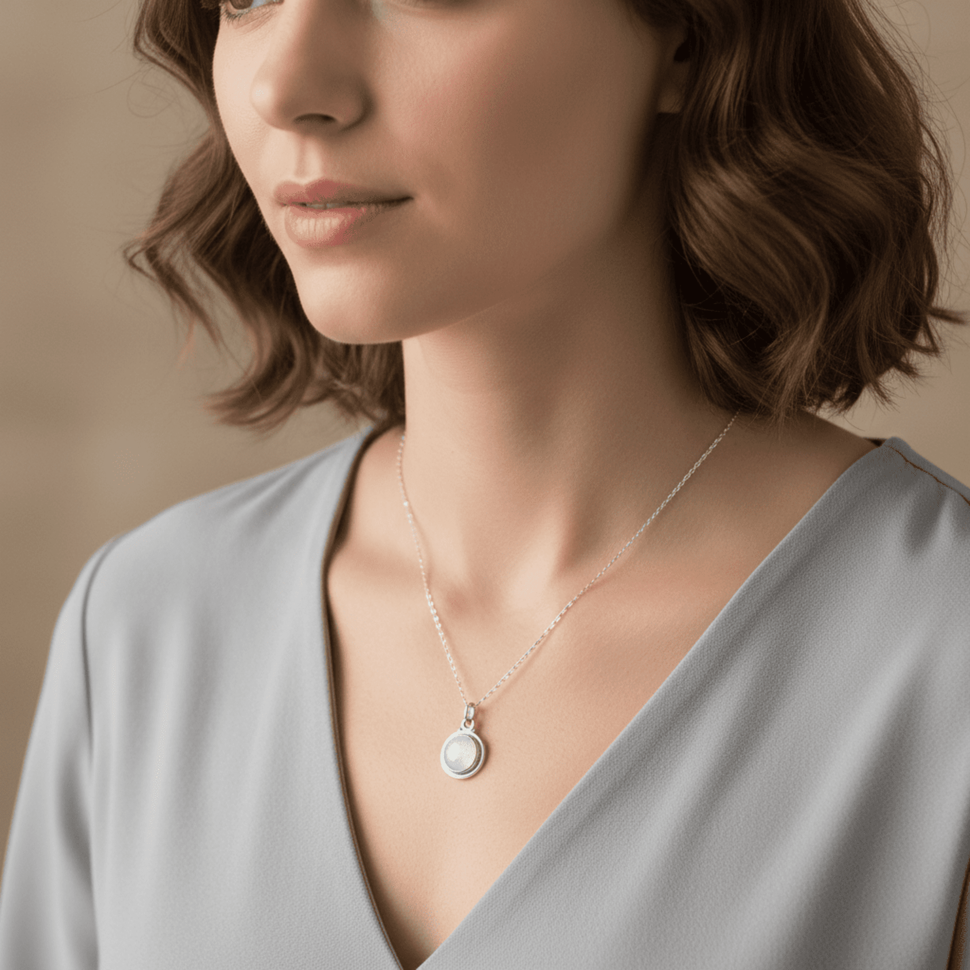 Collar piedra luna - 1