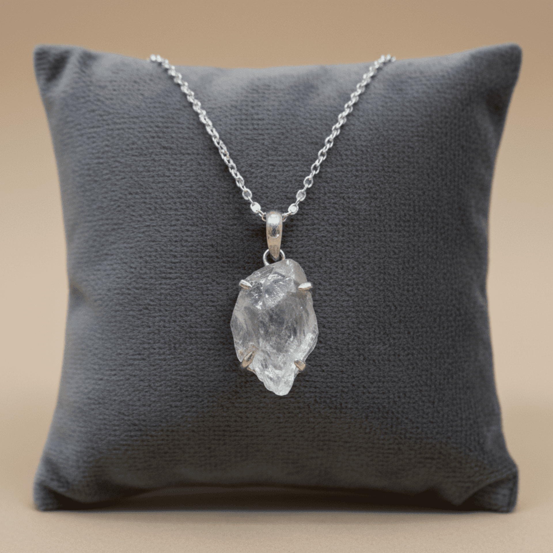 collar cuarzo diamante Herkimer - 2