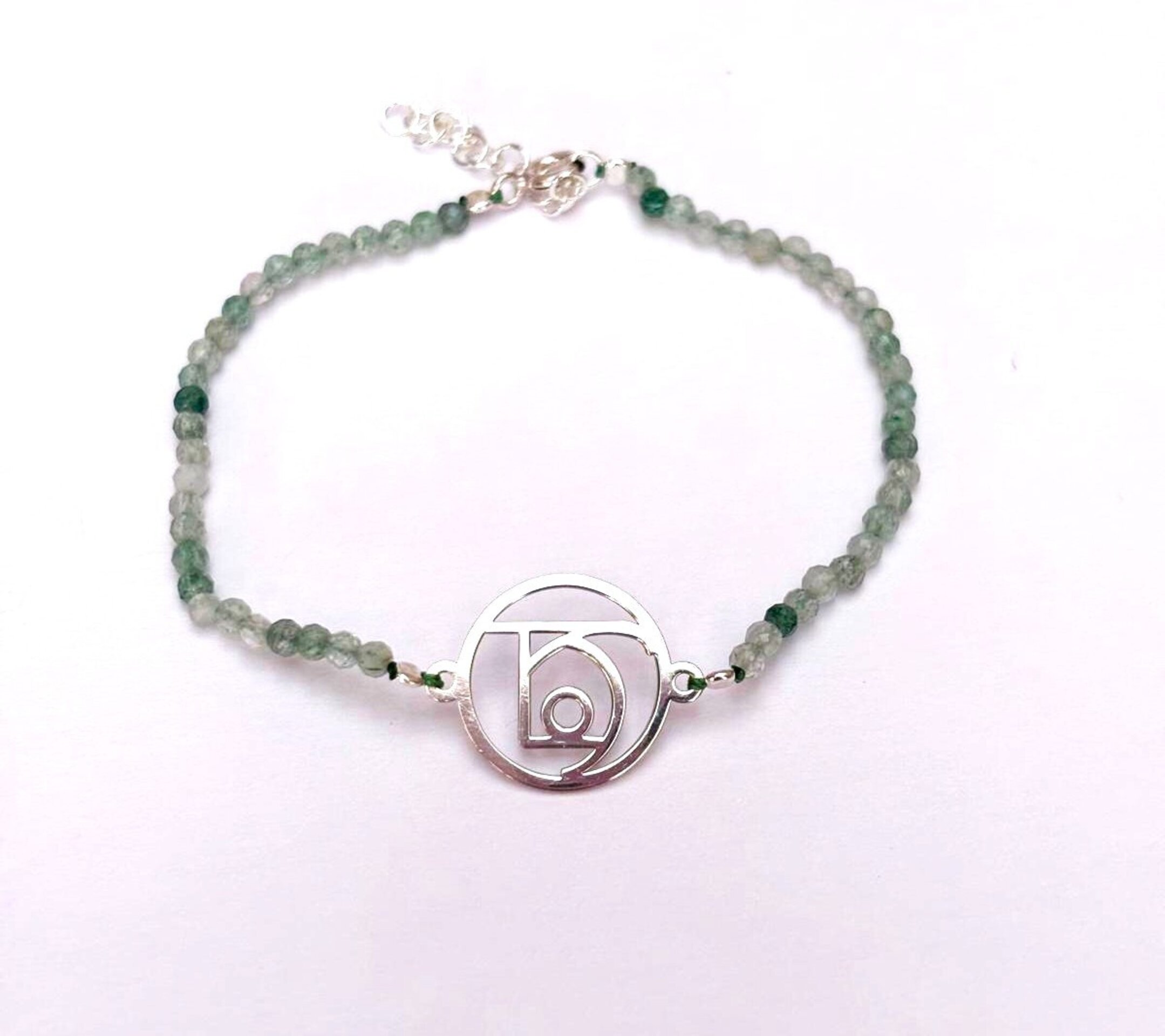 pulsera cuarzo verde y Sigilo de la Salud - 5