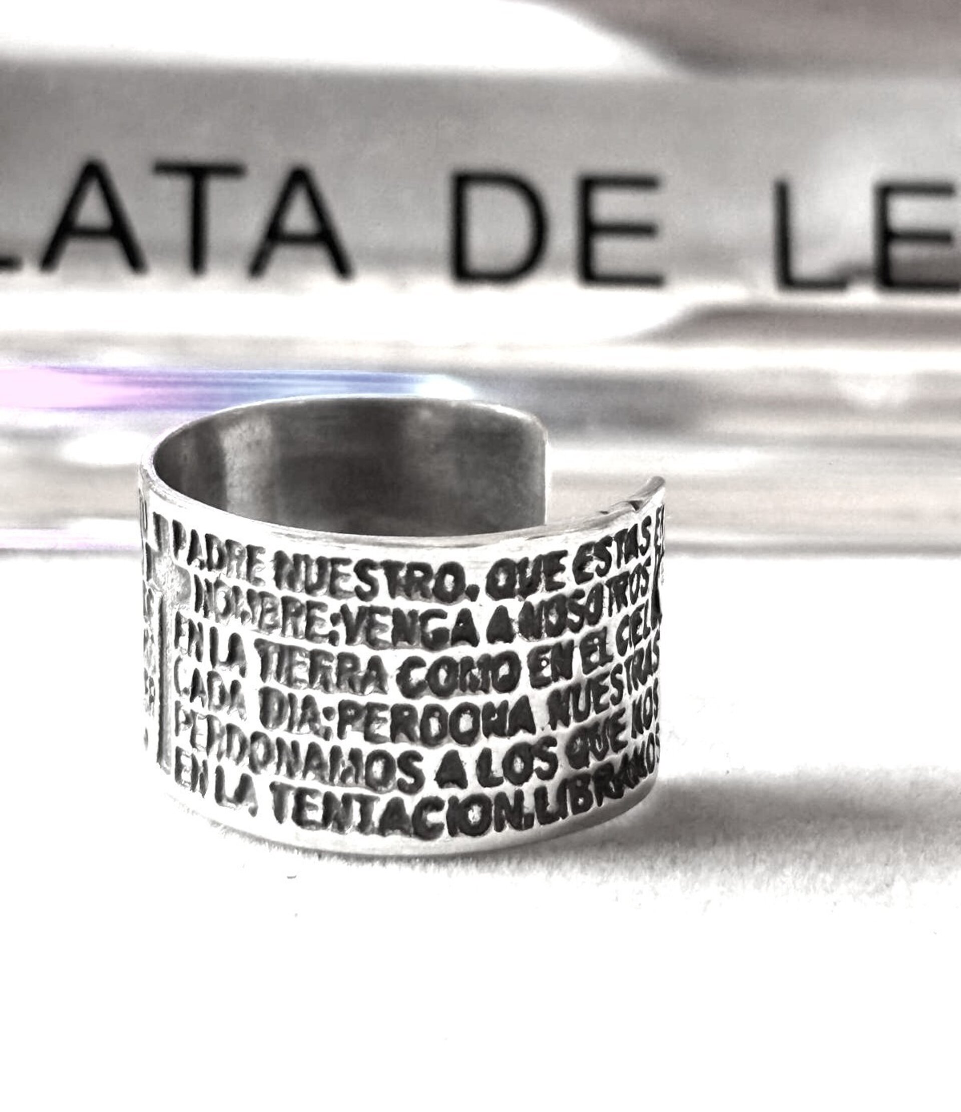 Anillo ajustable padre nuestro - 5