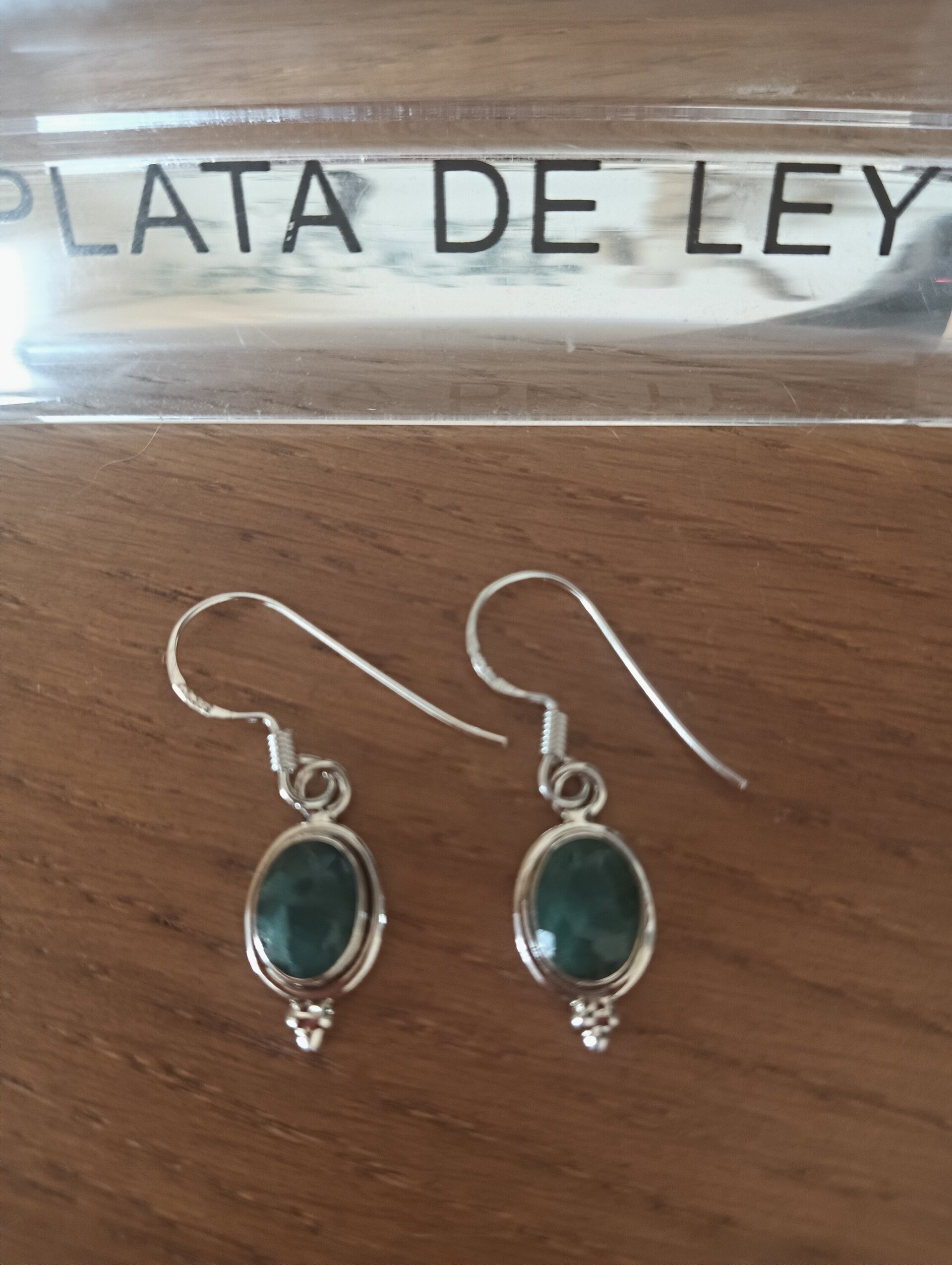 Pendientes  esmeralda - 3