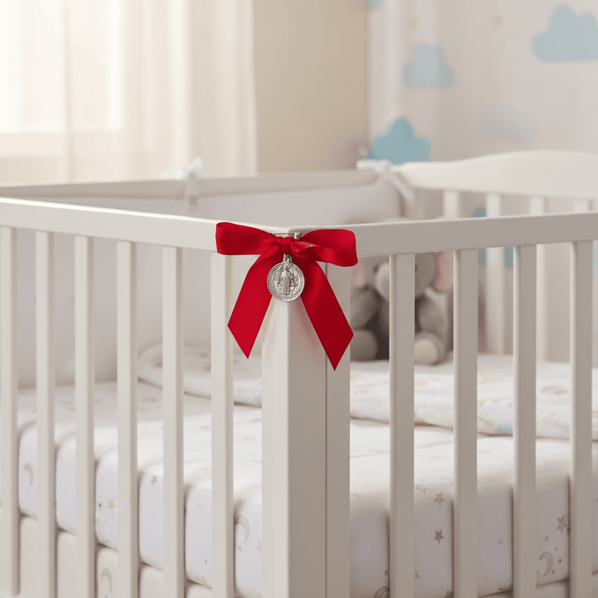 lazo con medalla para protección - 8