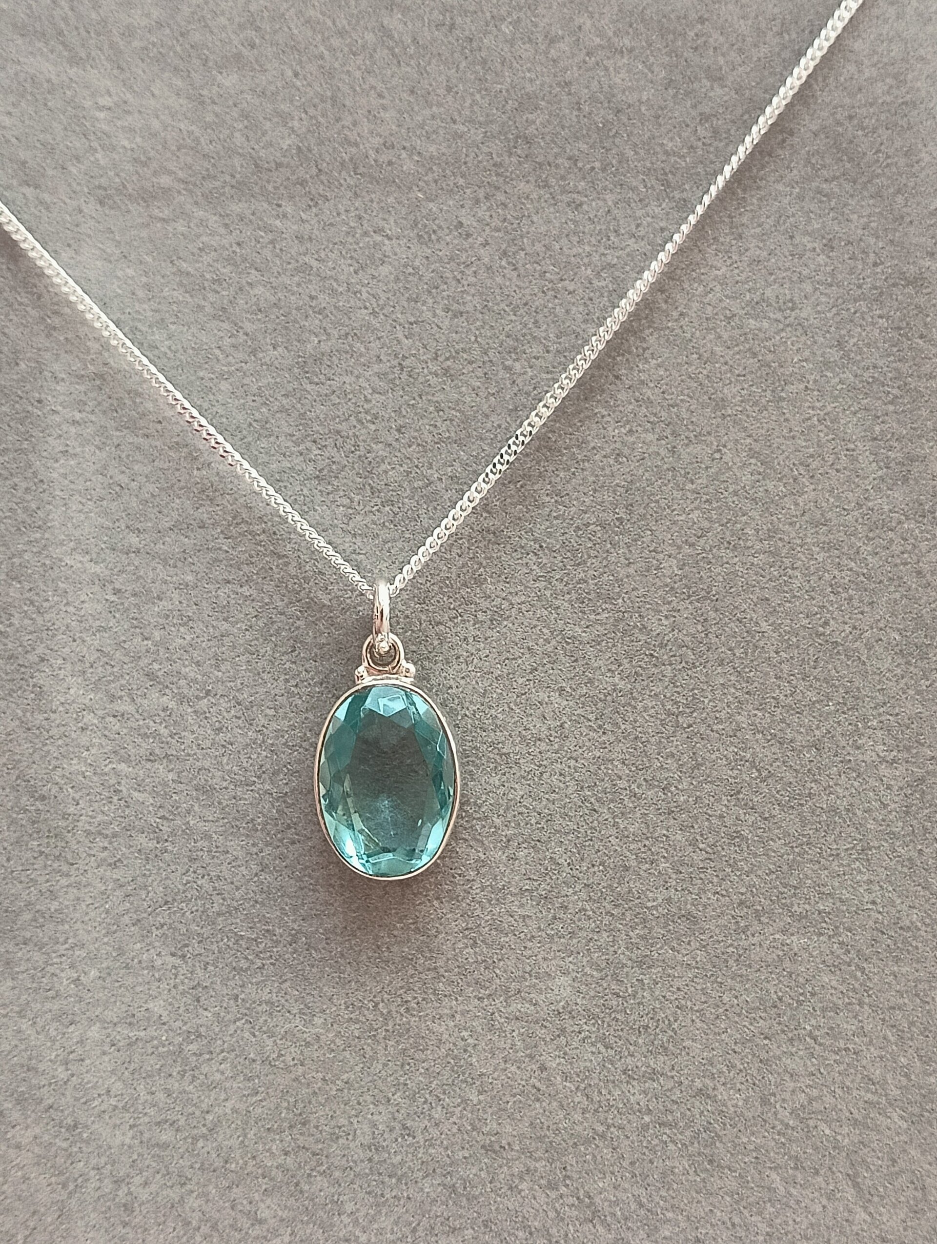 Collar aguamarina - 5