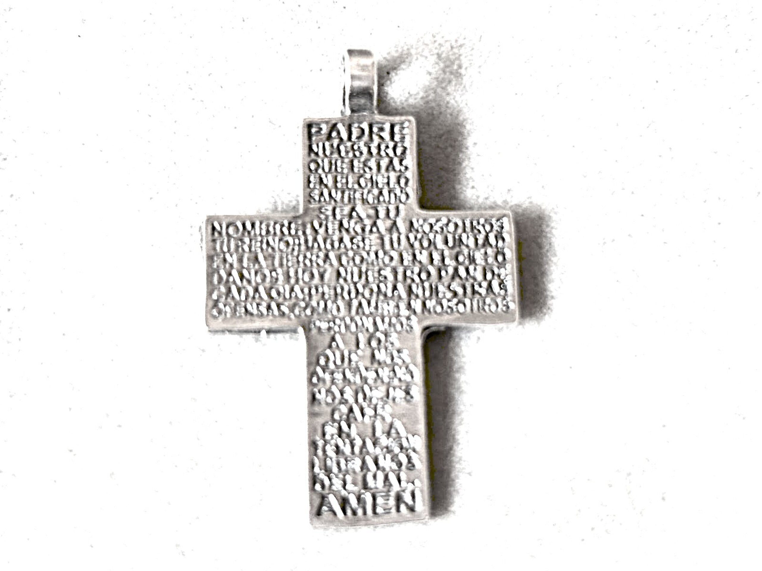 colgante cruz padre nuestro - 1