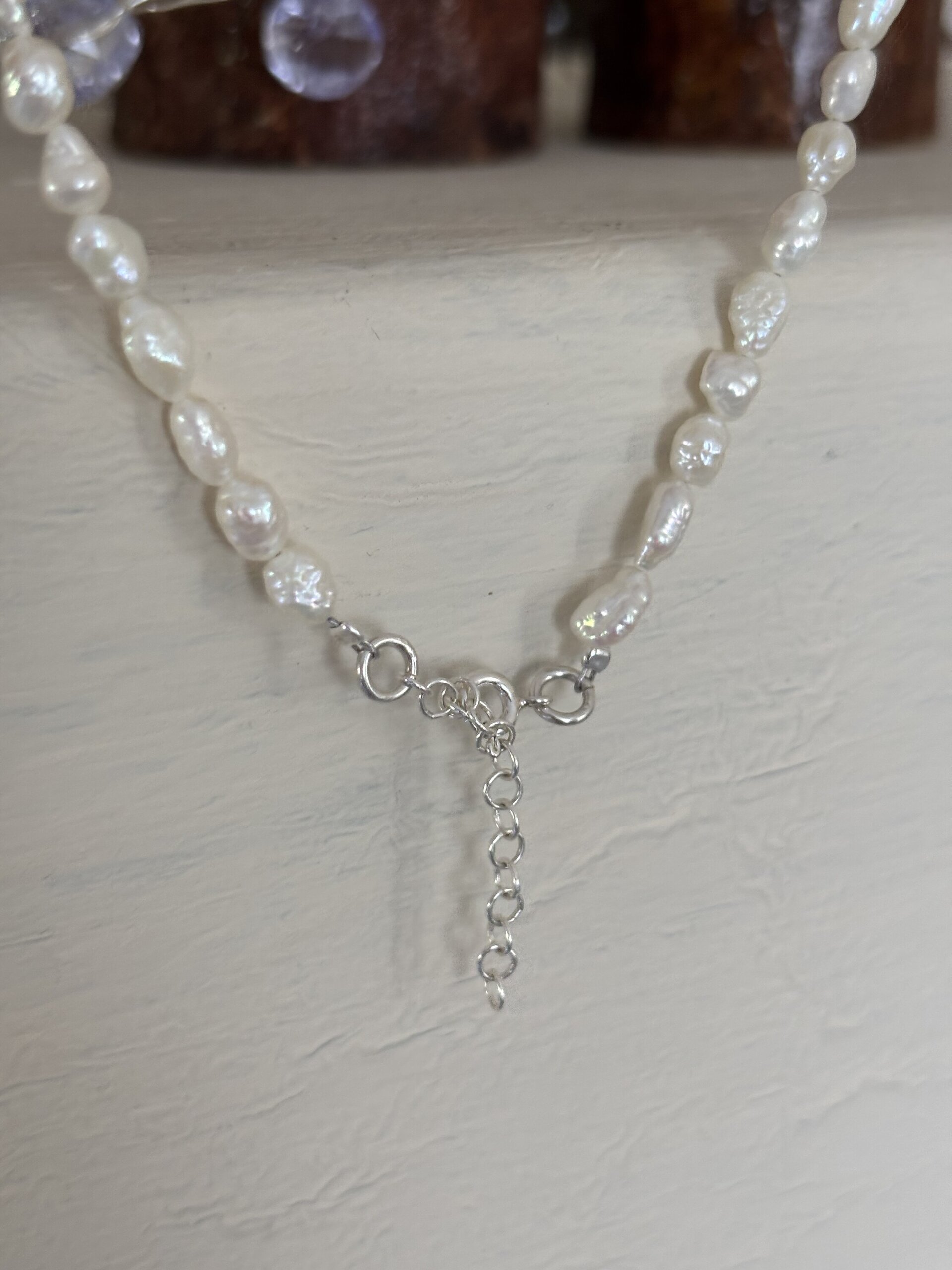 collar  madre perla natural - 8
