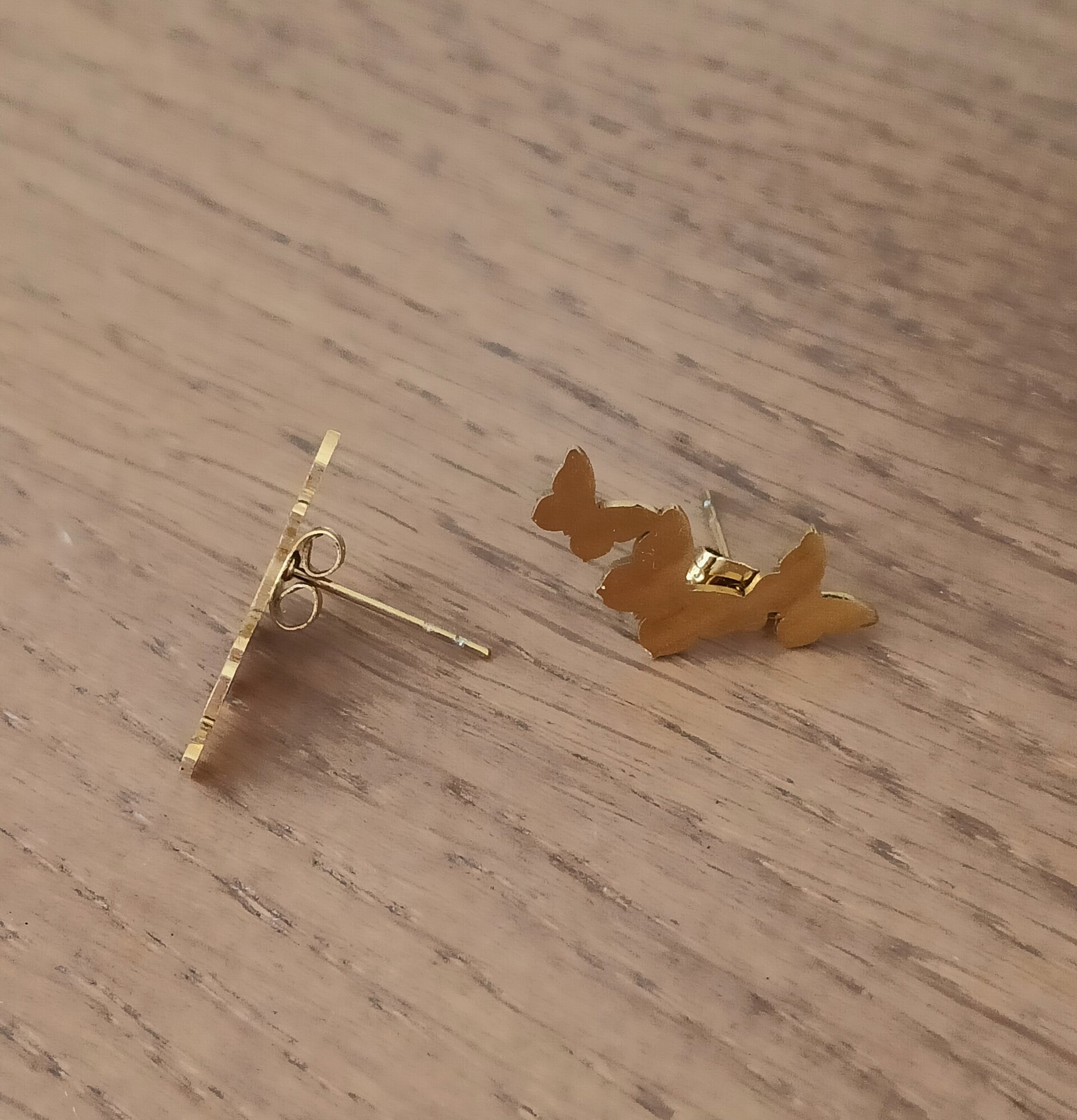 Pendientes trepadores mariposas - 3