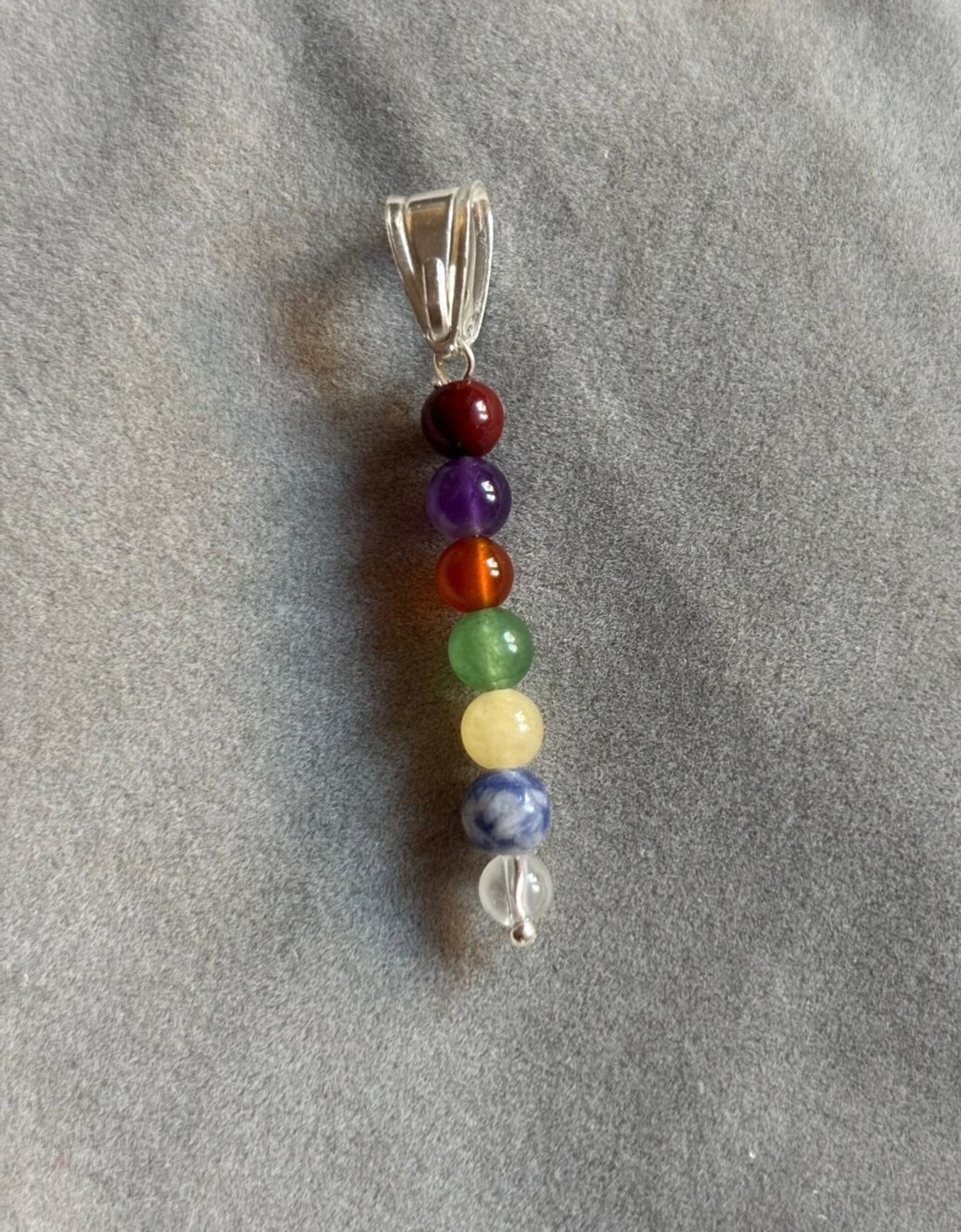 colgante 7chakras con sus piedras naturales - 2