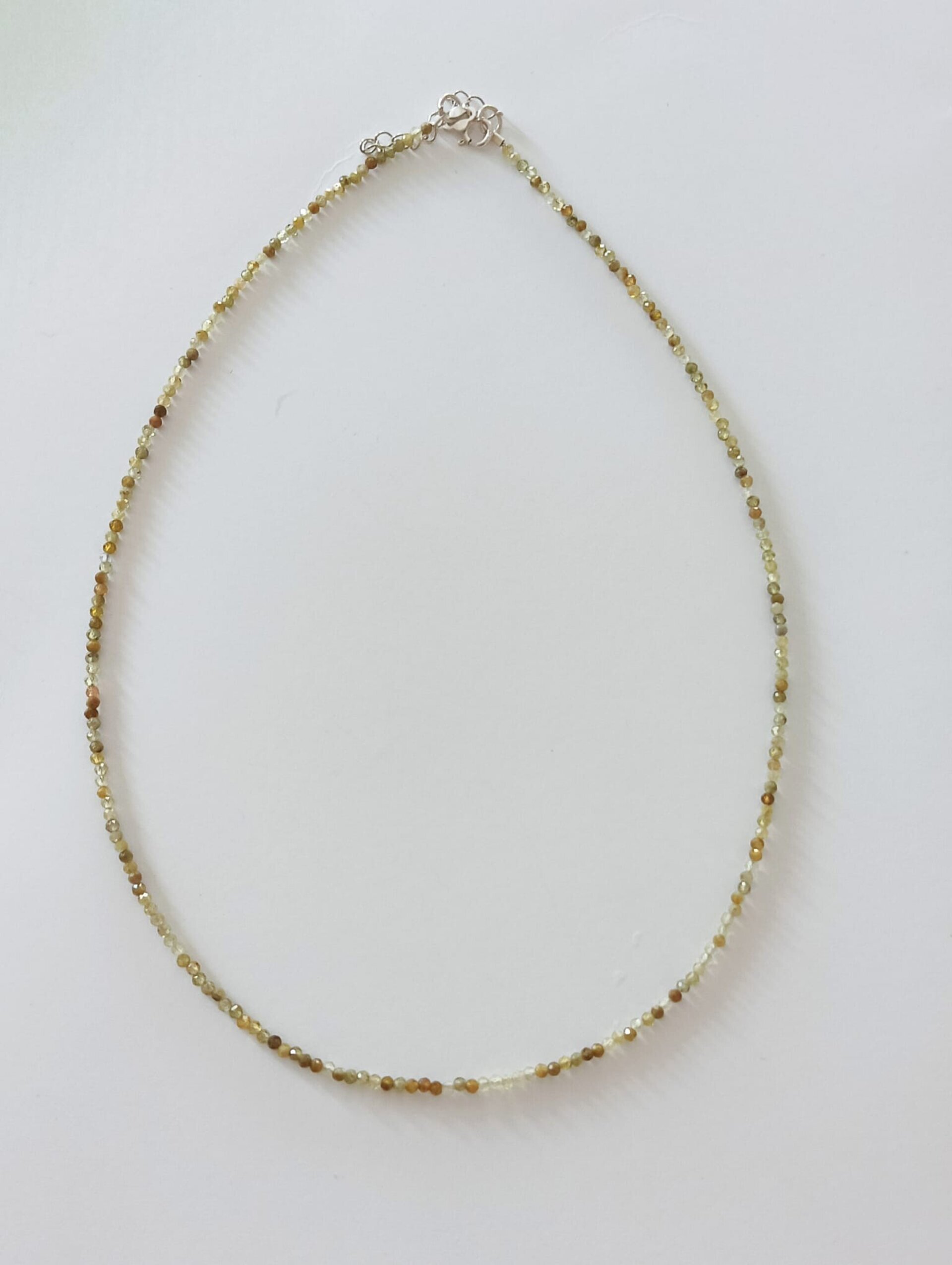 collar piedras naturales de olivina - 5