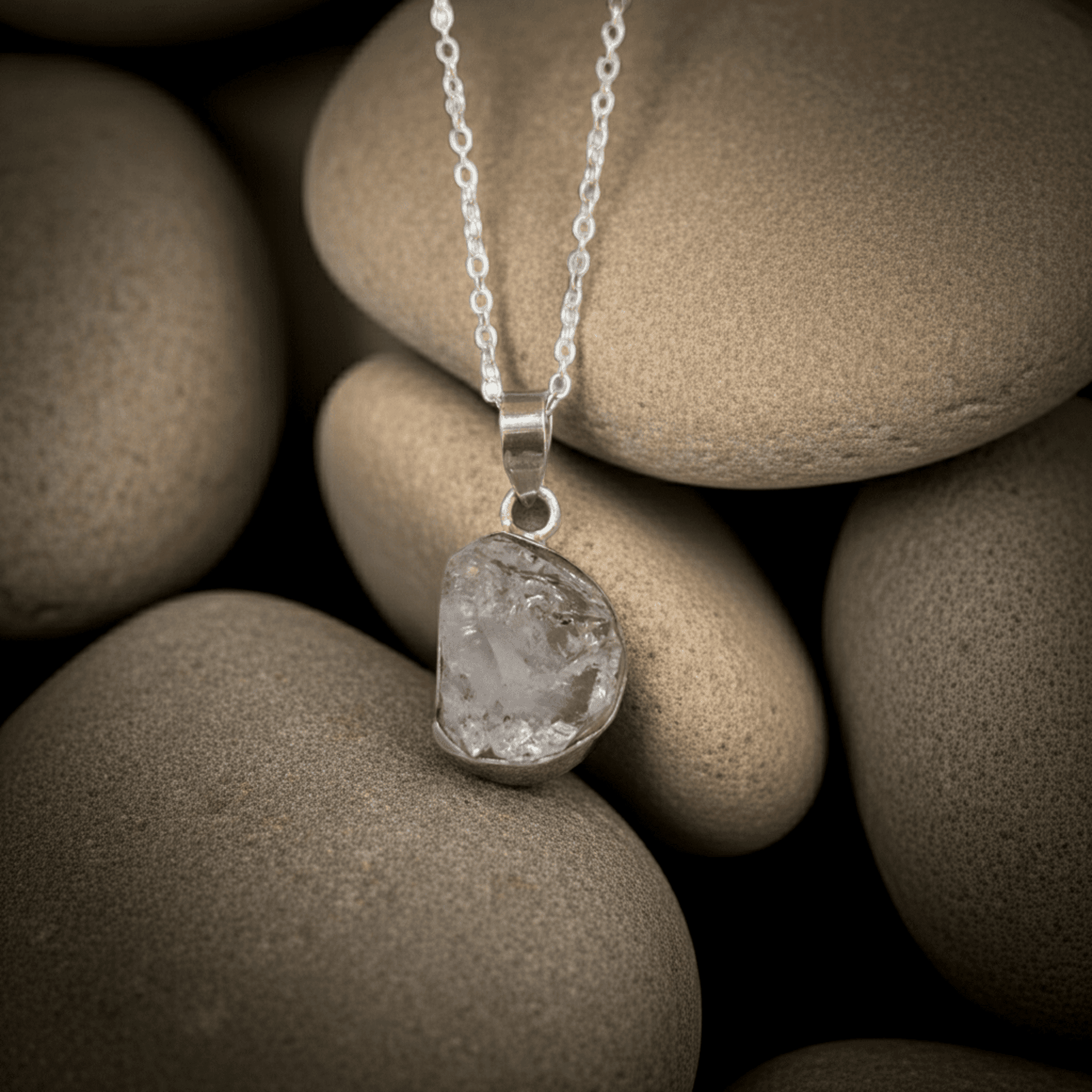 collar cuarzo diamante Herkimer - 3