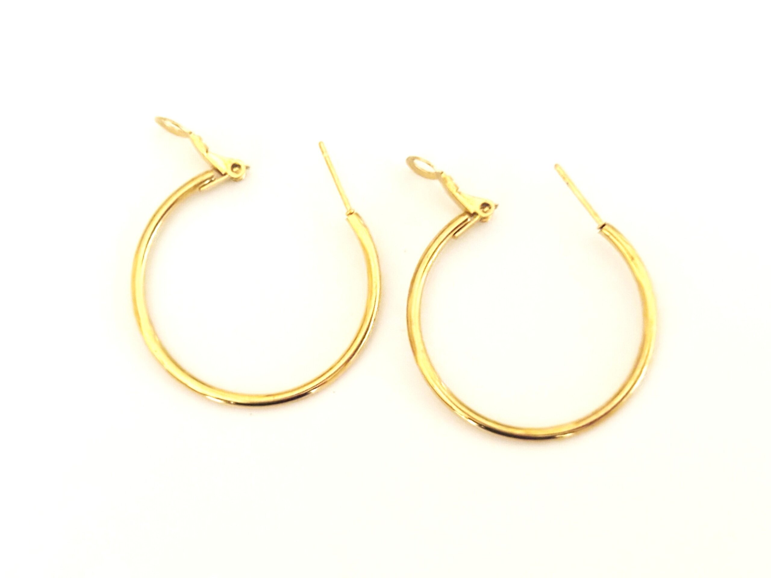 Pendientes aros dorados - 1