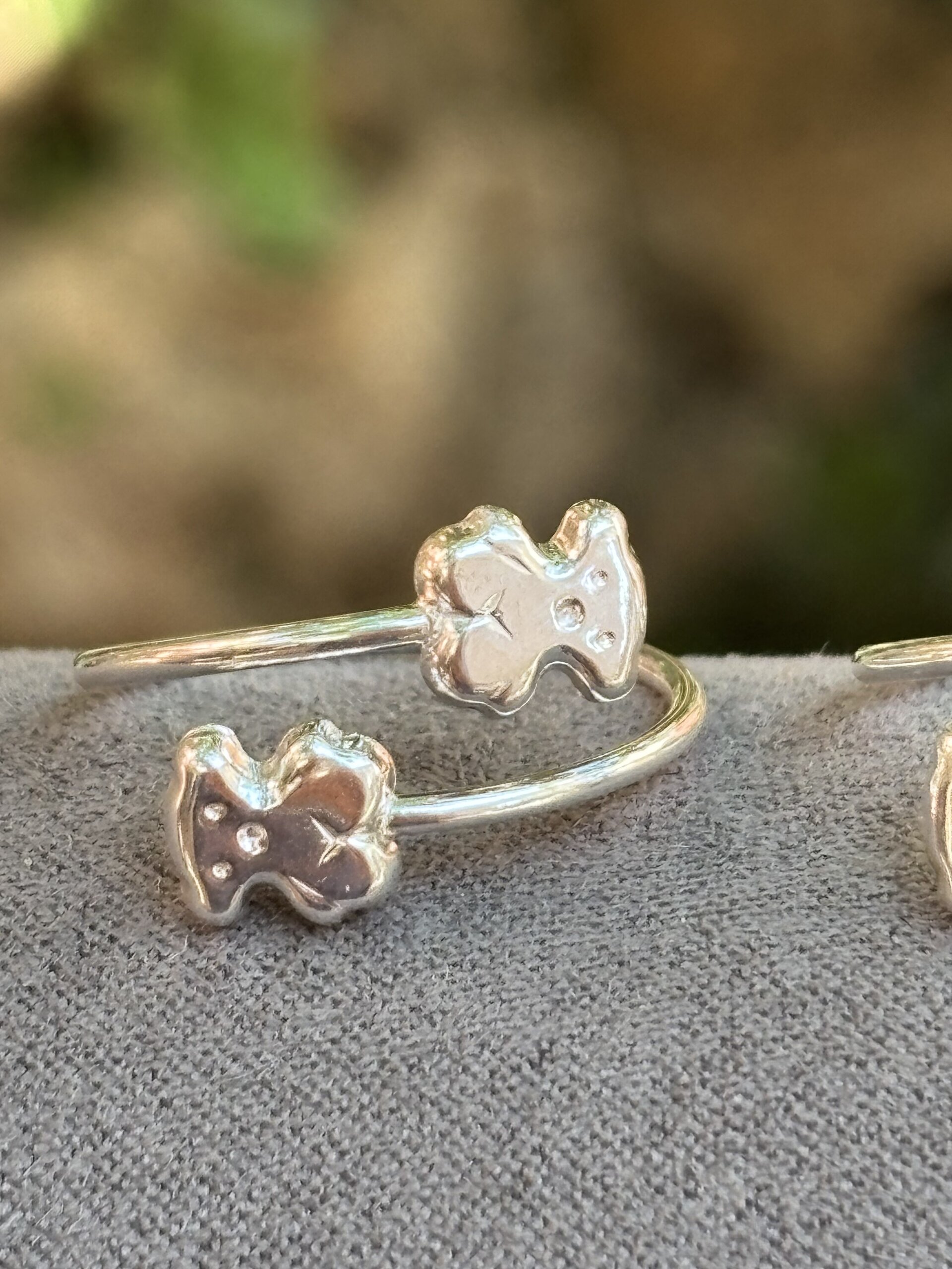 Anillo ajustable oso - 6