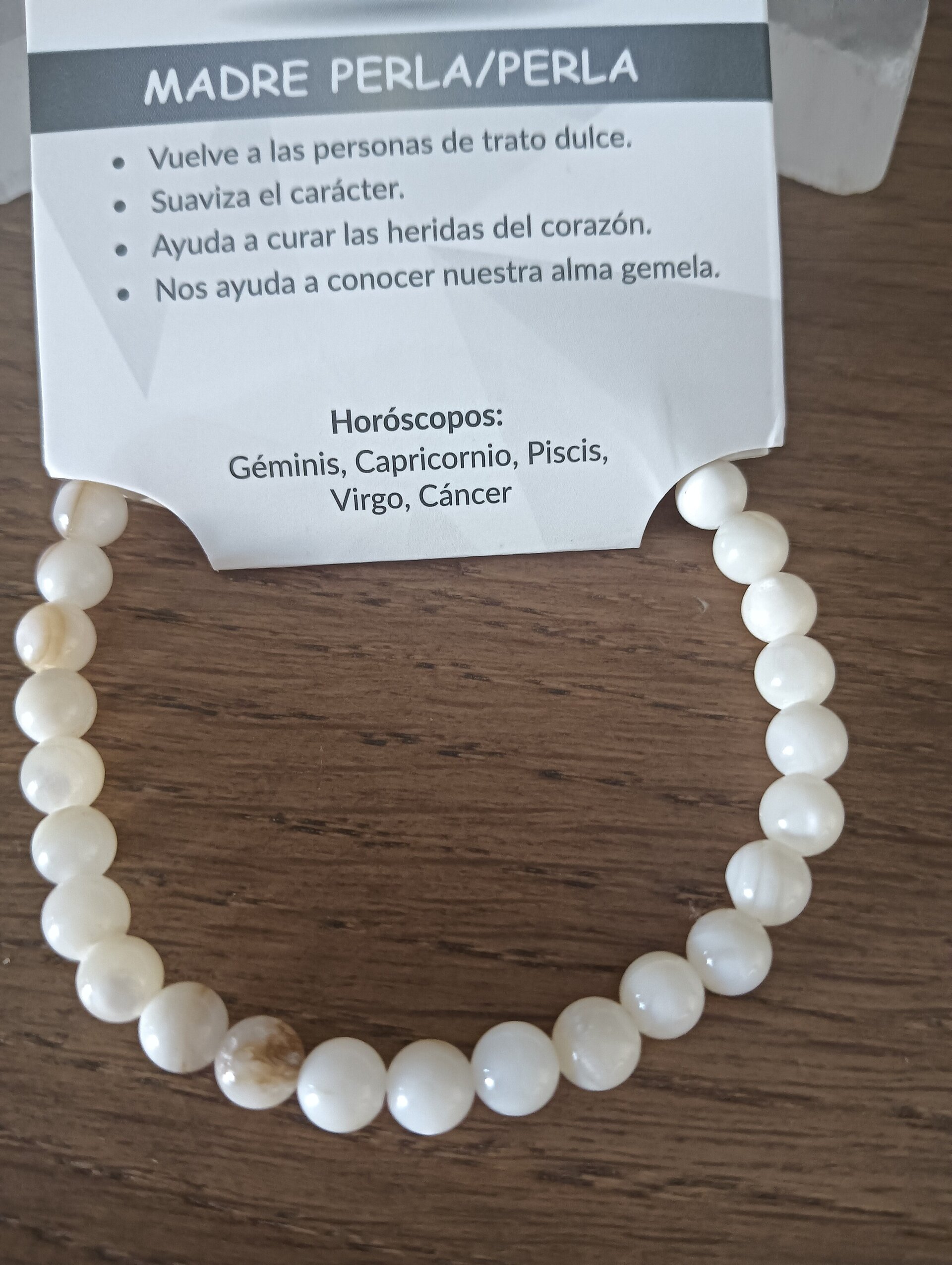 Pulsera madre perla natural - 4