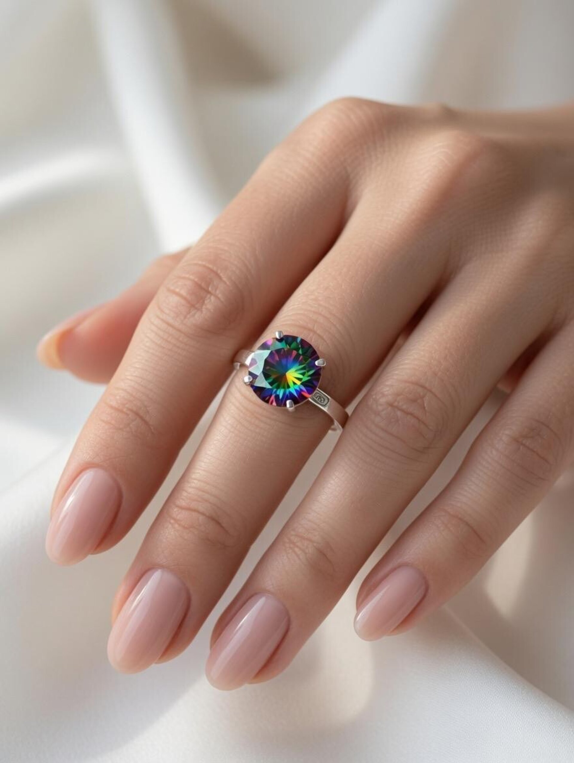anillo topacio místico - 2