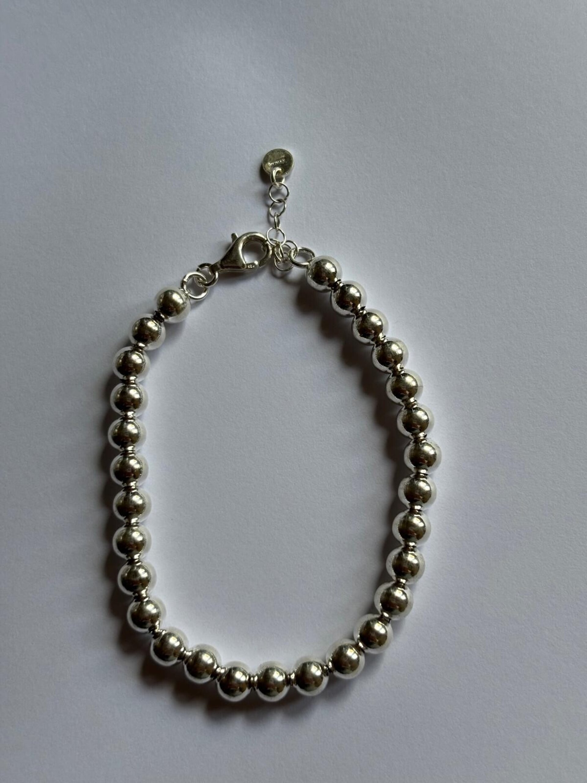 pulsera bolas 6mm ajustable - 5