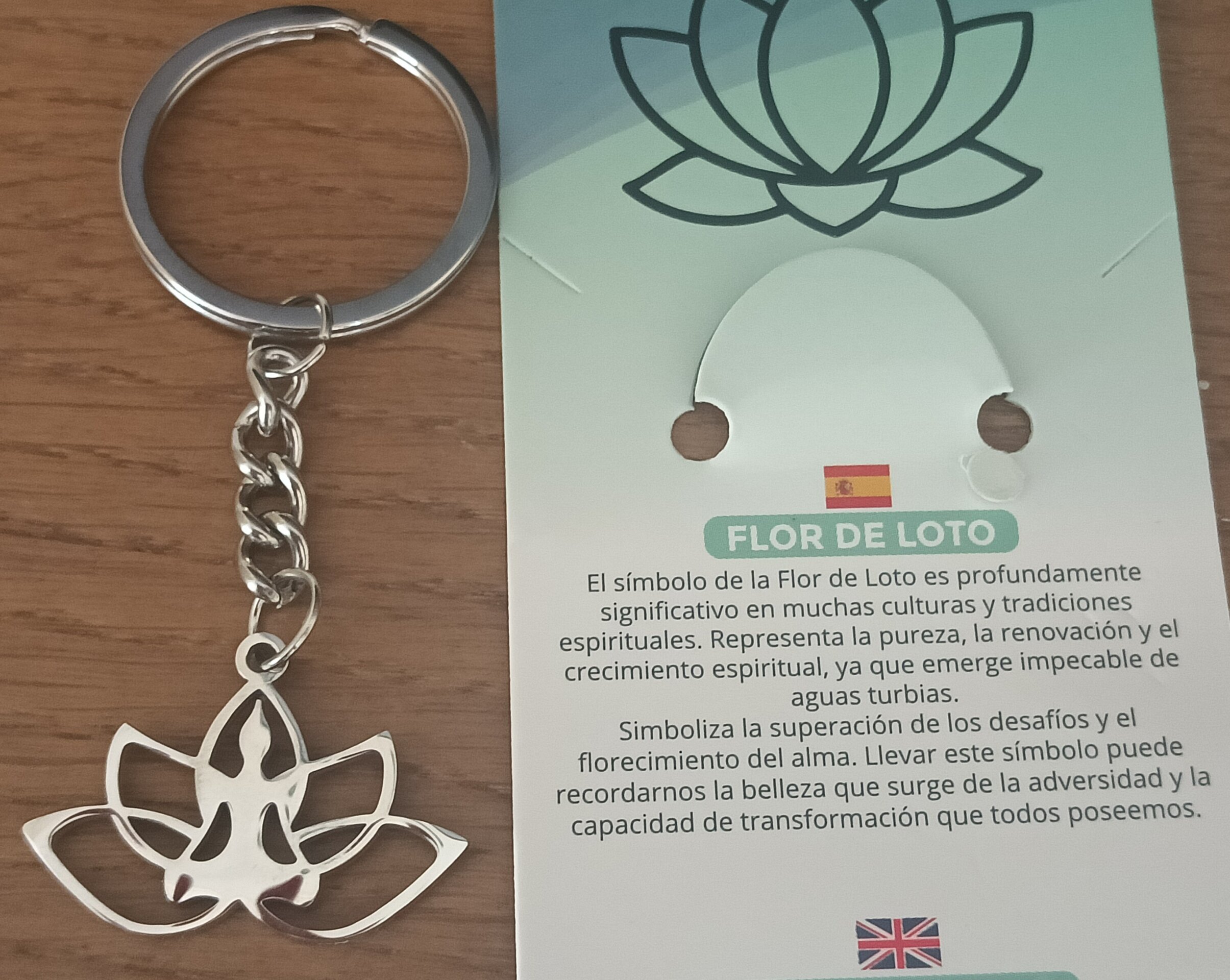 Llavero flor de loto - 2