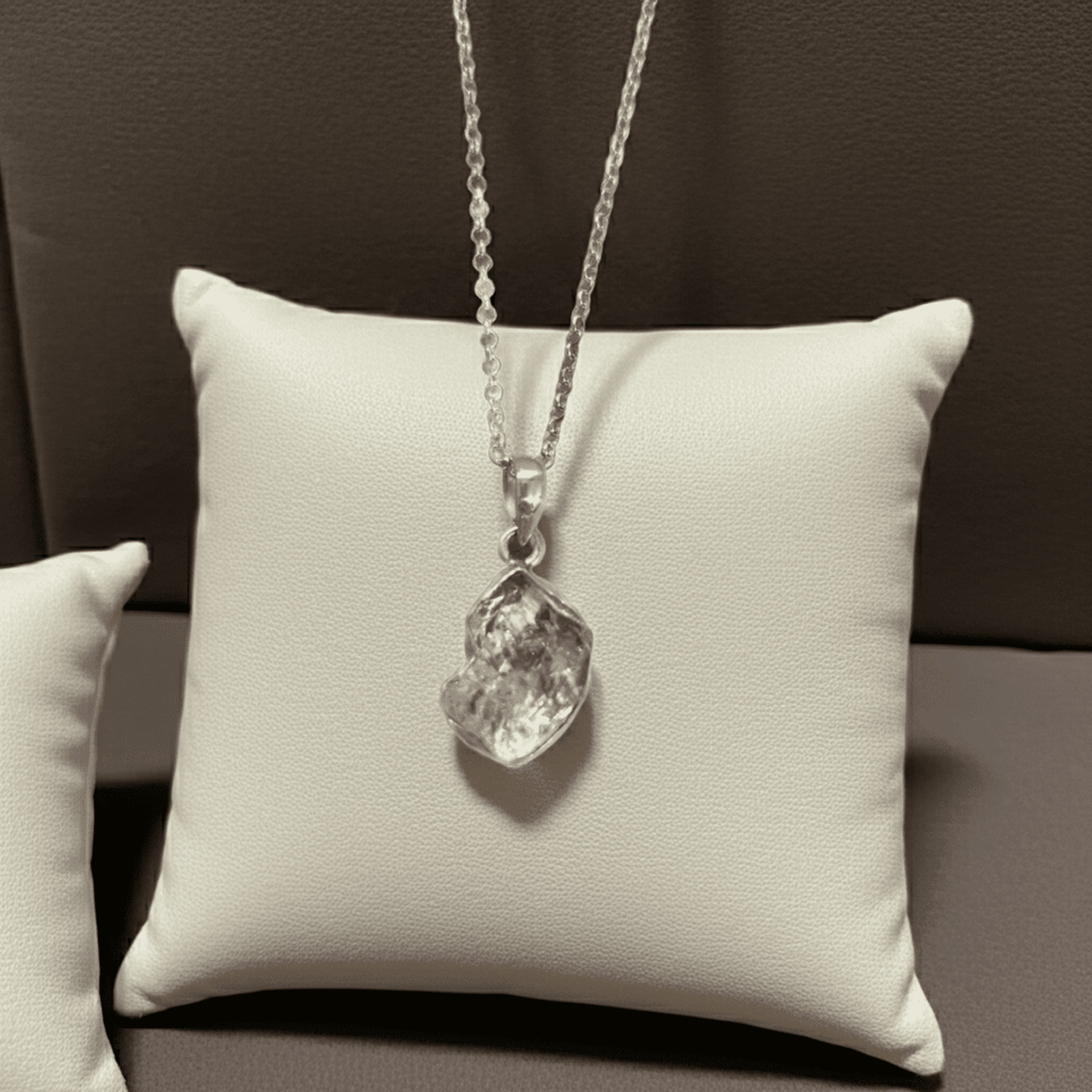 collar cuarzo diamante Herkimer - 2