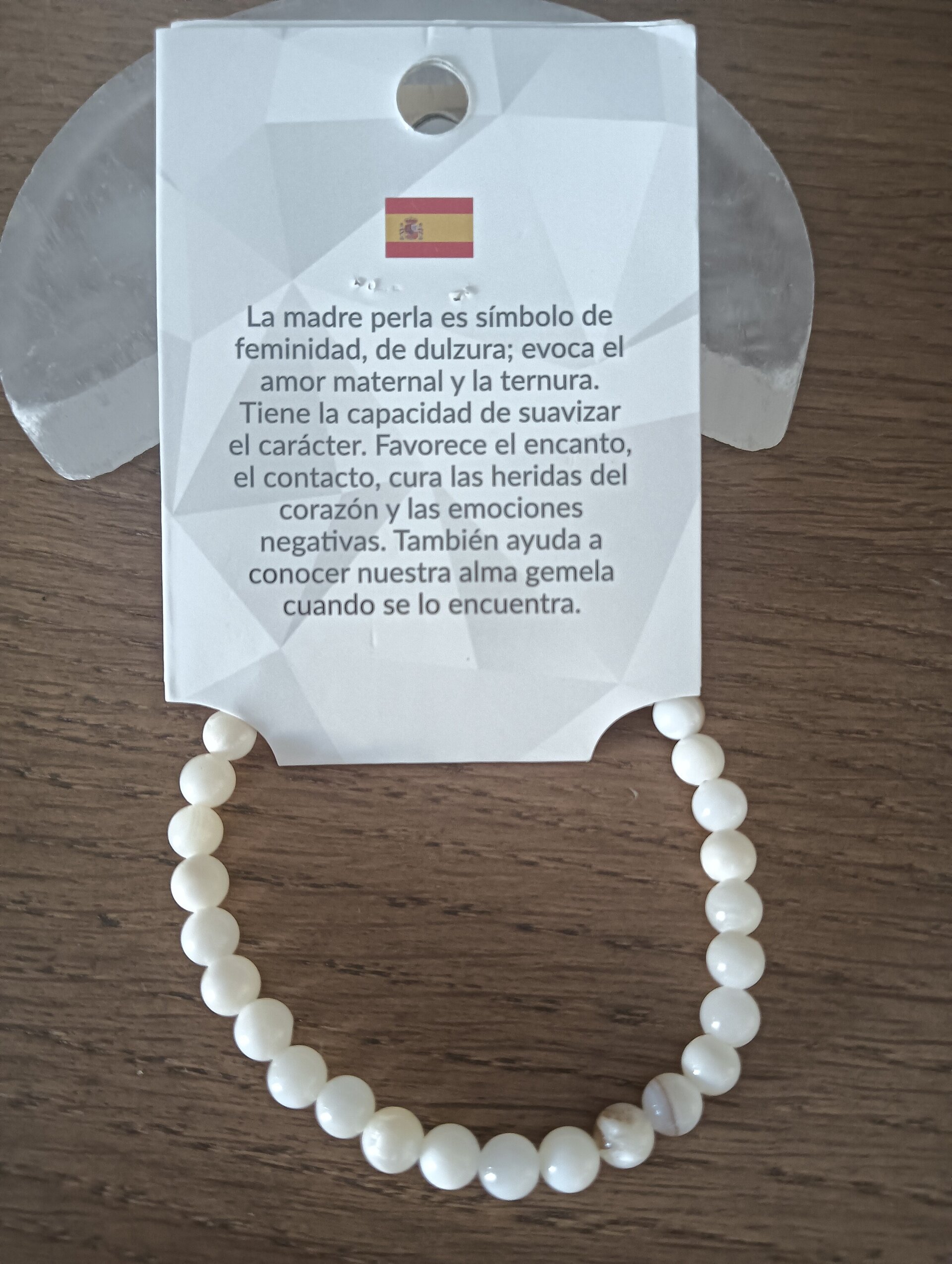 Pulsera madre perla natural - 3