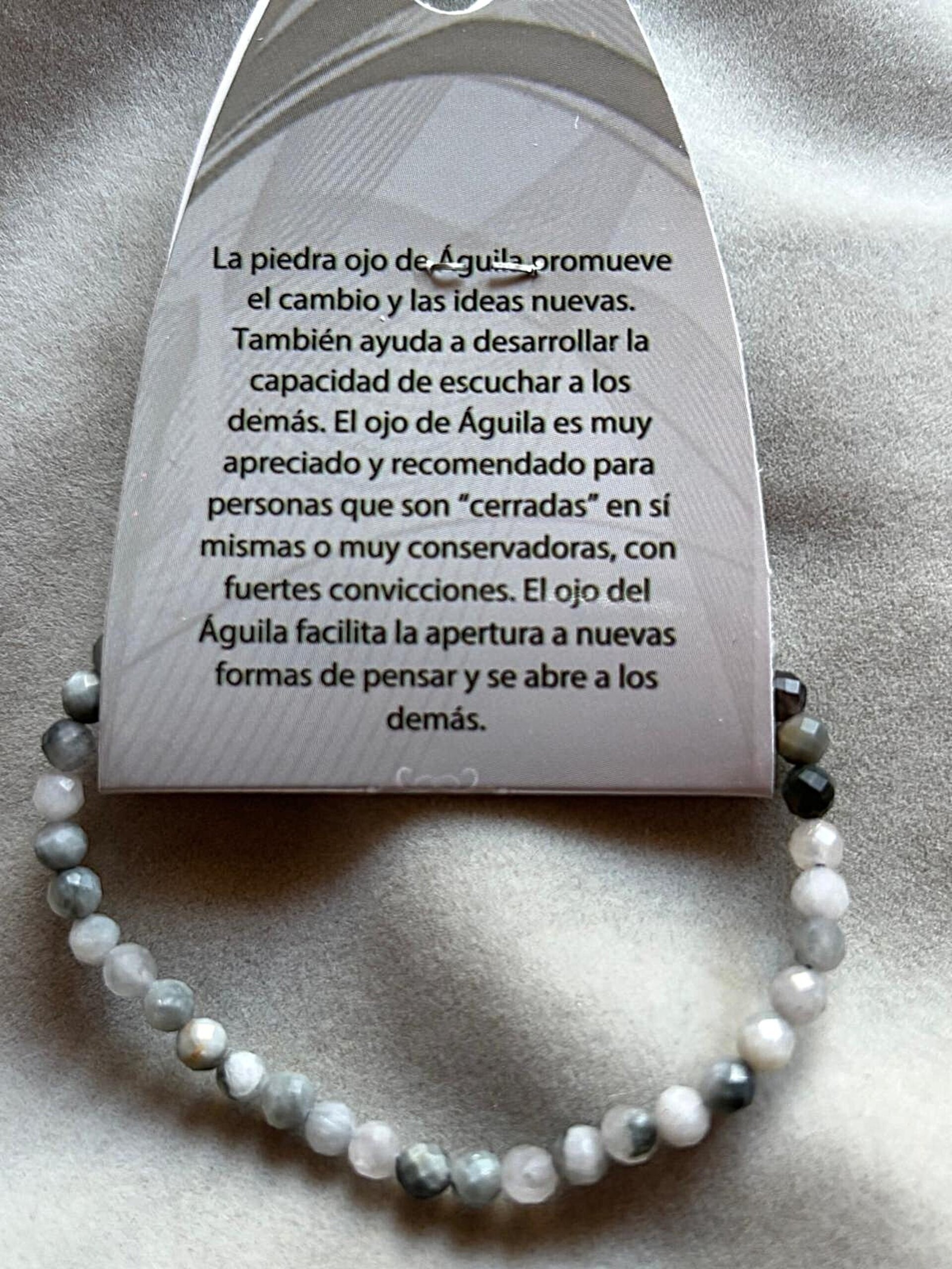 pulsera facetada ojo de águila - 2