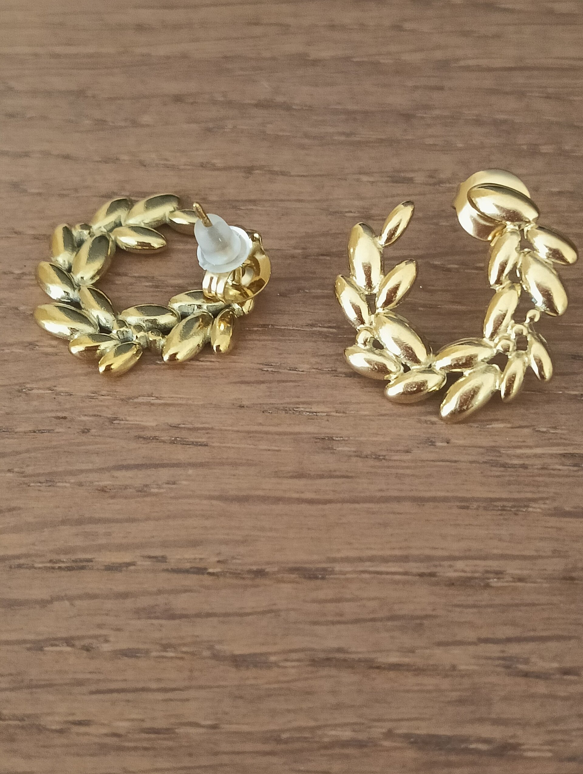 Pendientes flor dorada - 2