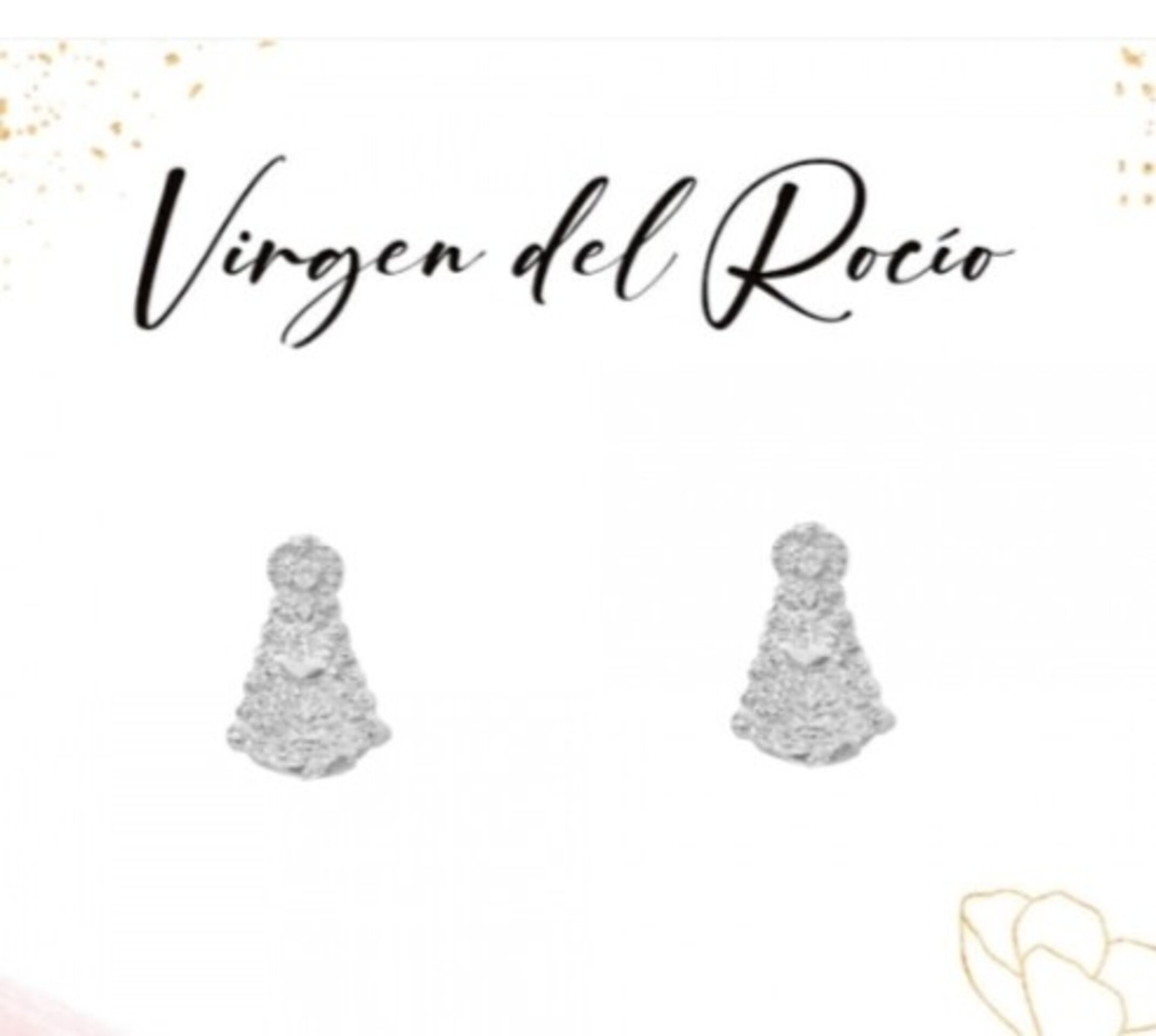 Pendientes virgen del rocio - 3