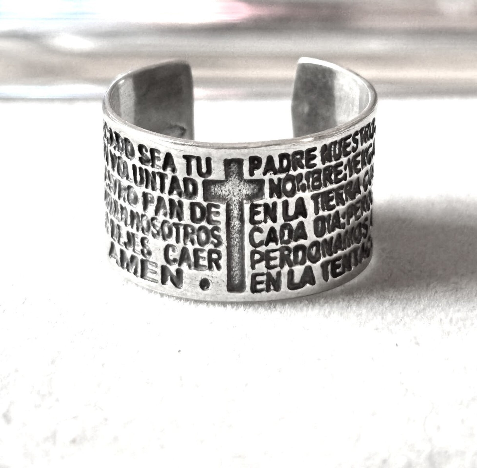 Anillo ajustable padre nuestro - 1