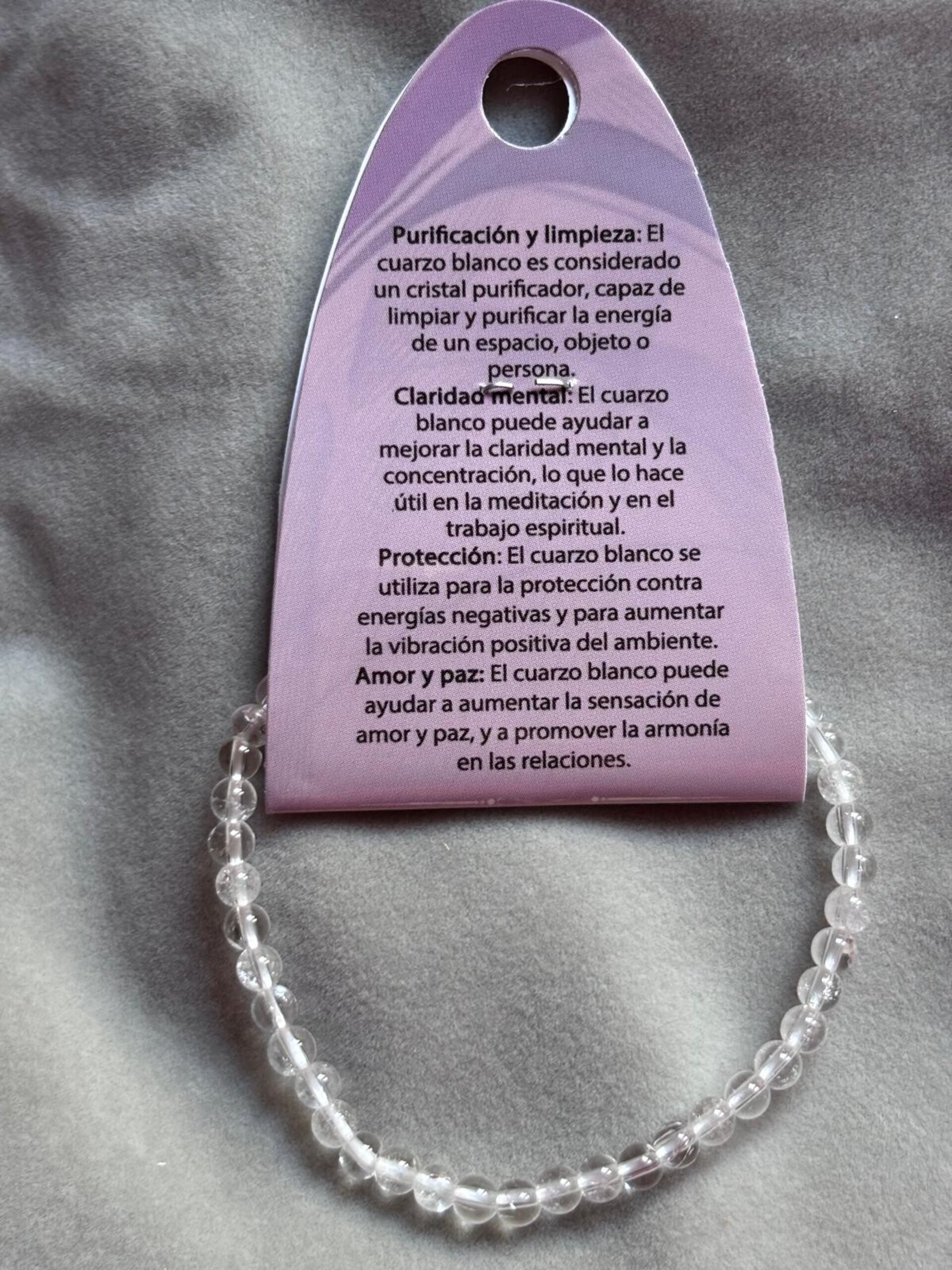 Pulsera cuarzo blanco - 2