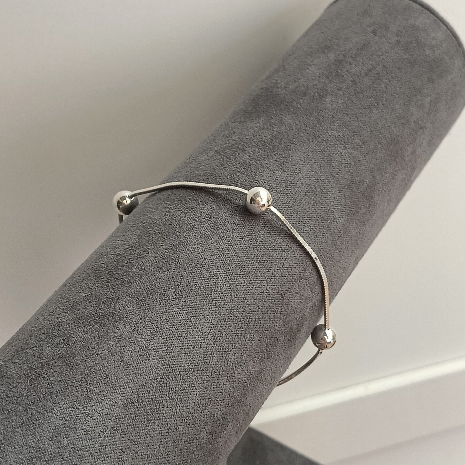pulsera cola de ratón y bolas - 6