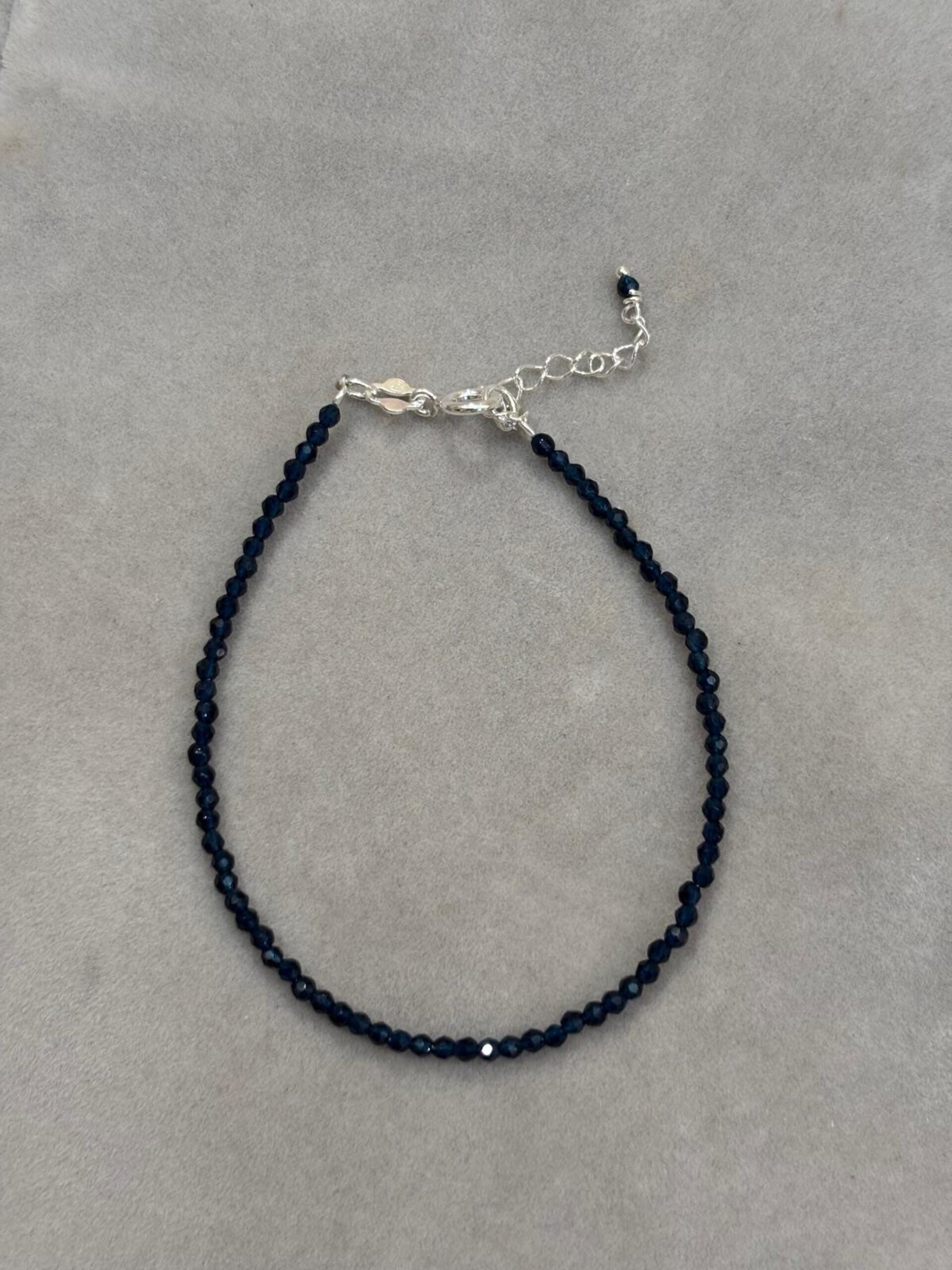 pulsera facetada zafiro - 3