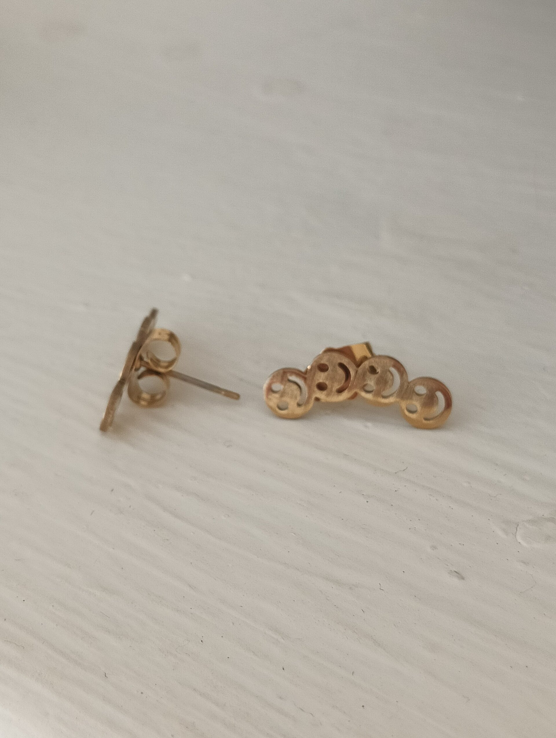 Pendientes trepadores carita feliz - 2