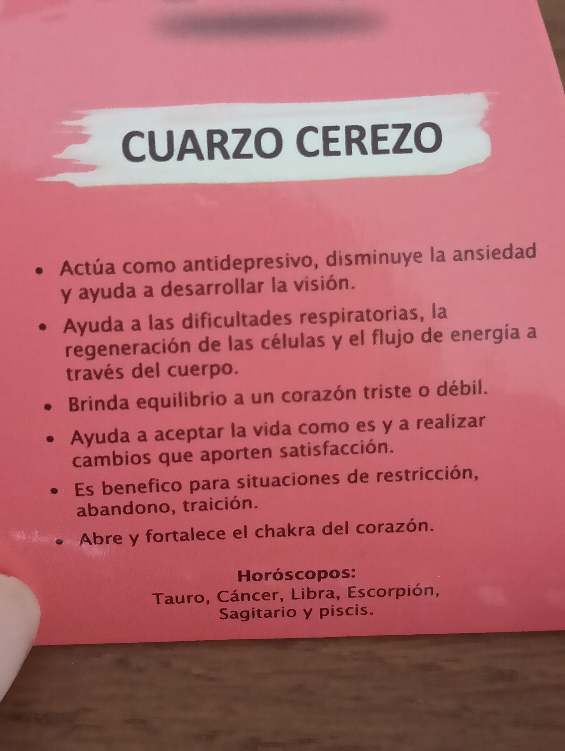 Pulsera cuarzo rosa - 5