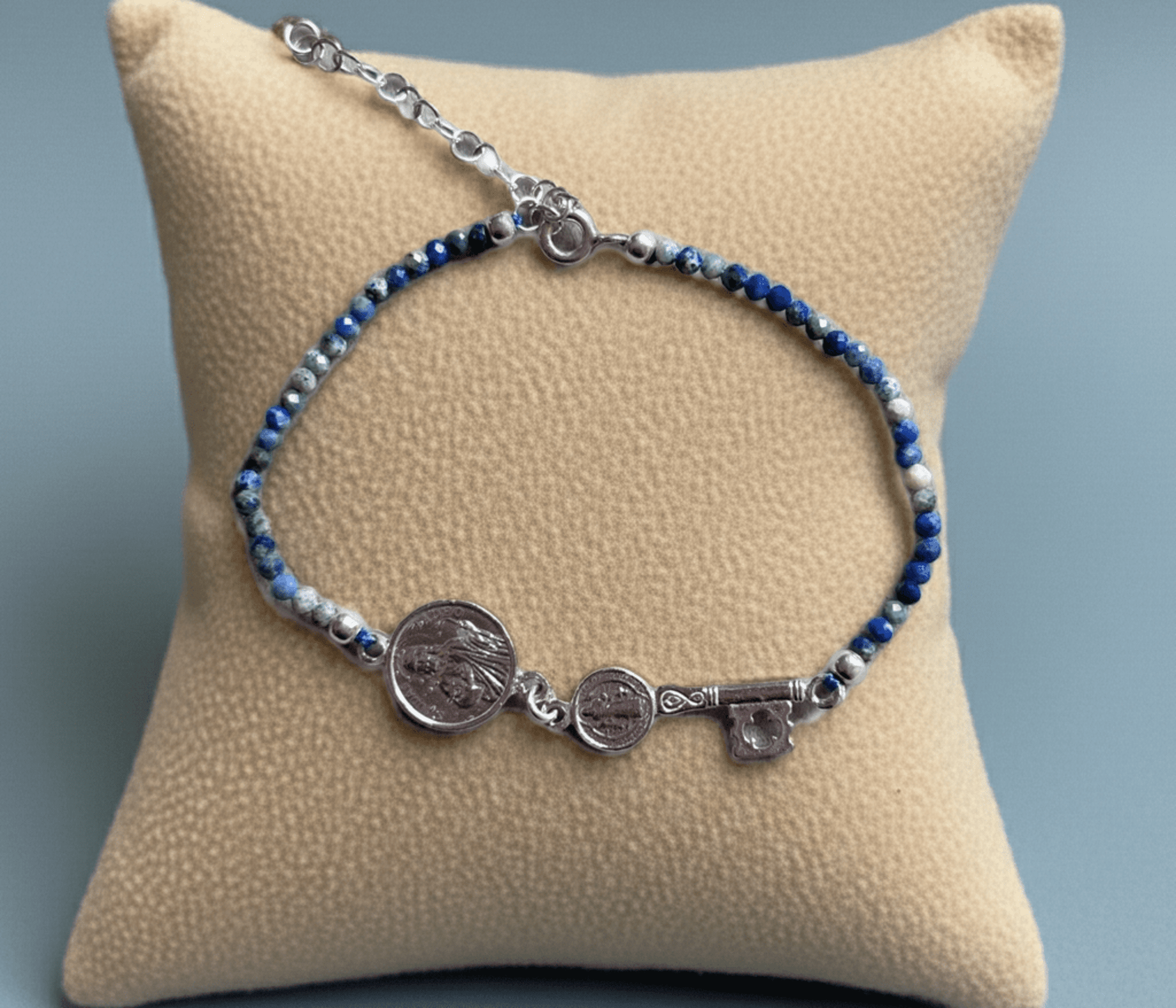 pulsera abre caminos con lapizlázuli - 1