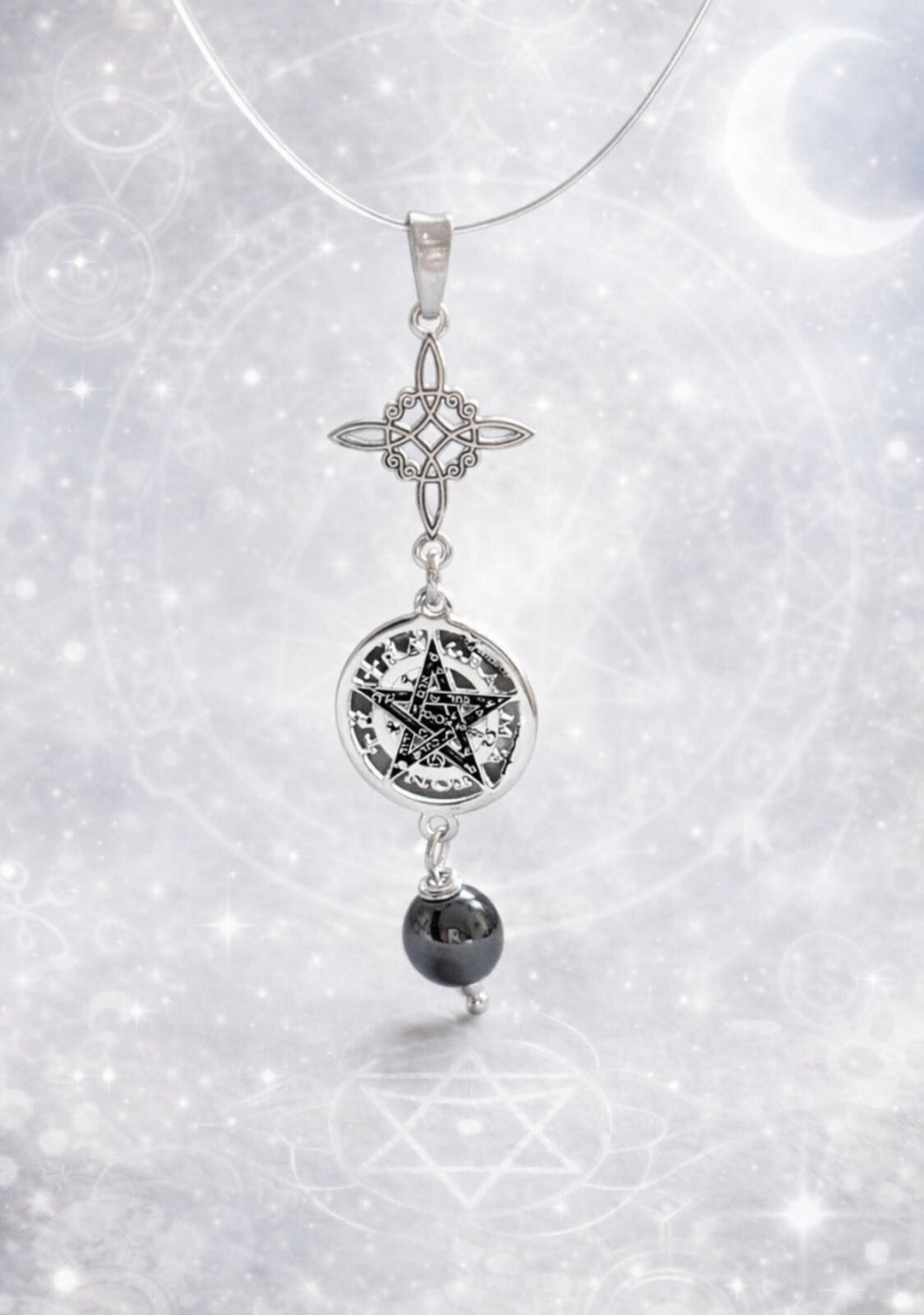 collar doble protección con Hematite - 2