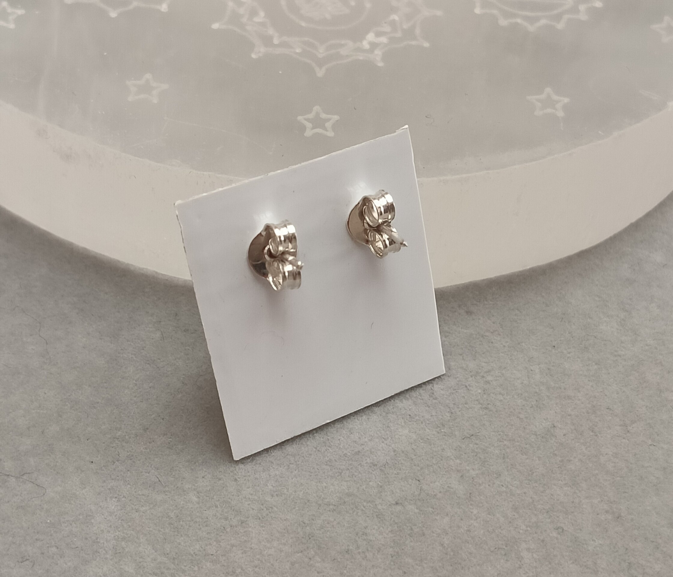 Pendientes circonita blanca y circonita olivina - 3