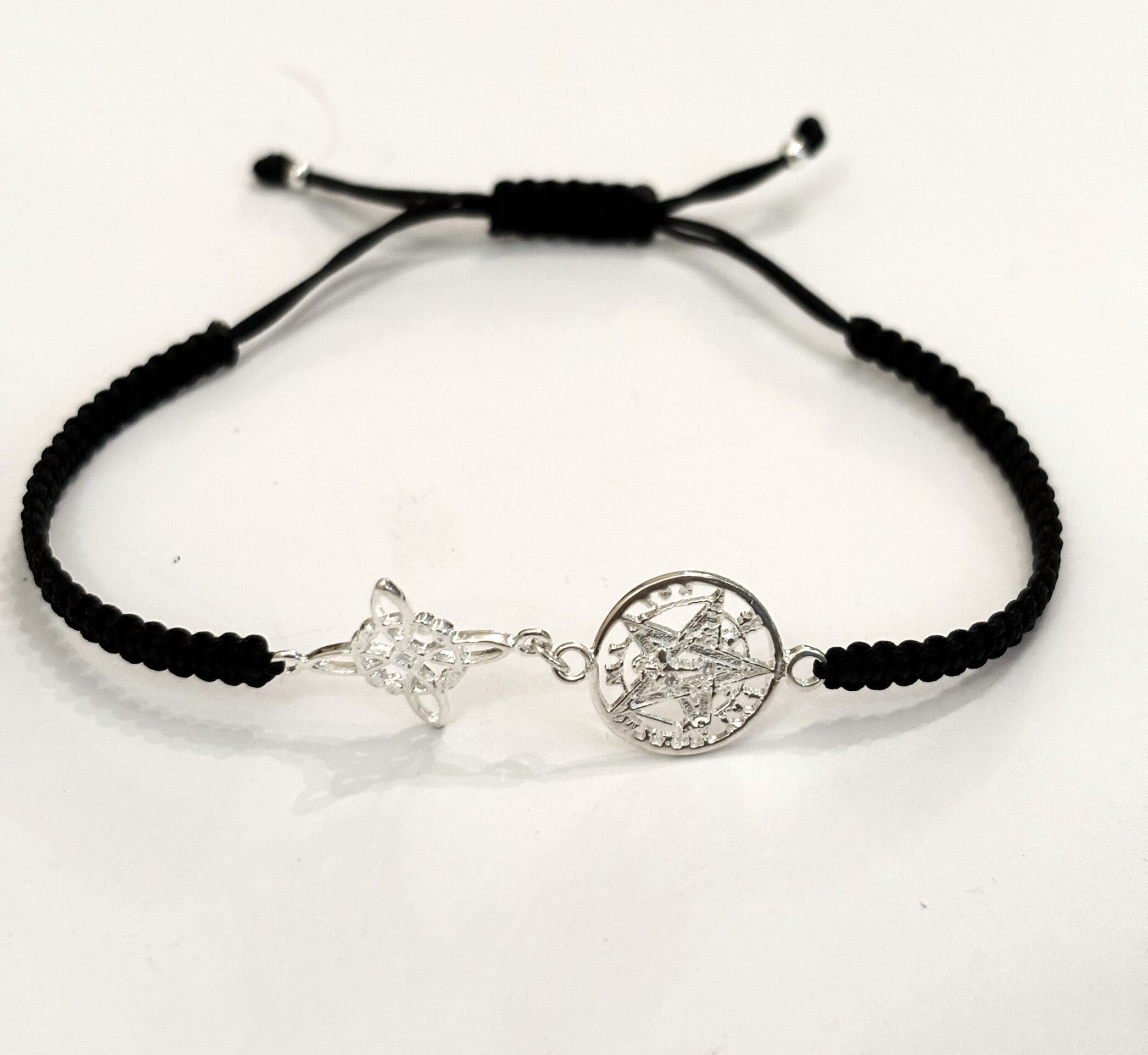 pulsera Macramé amuleto doble protección - 2