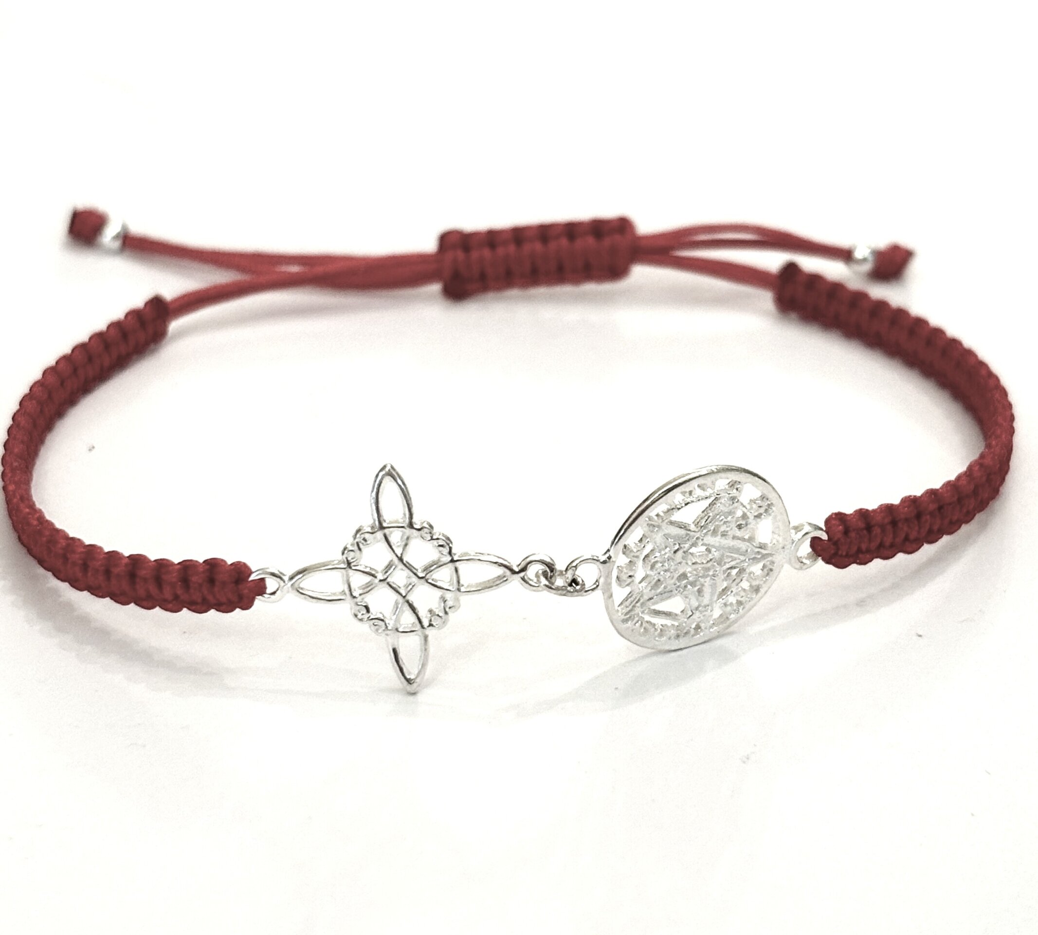 pulsera Macramé amuleto doble protección - 3