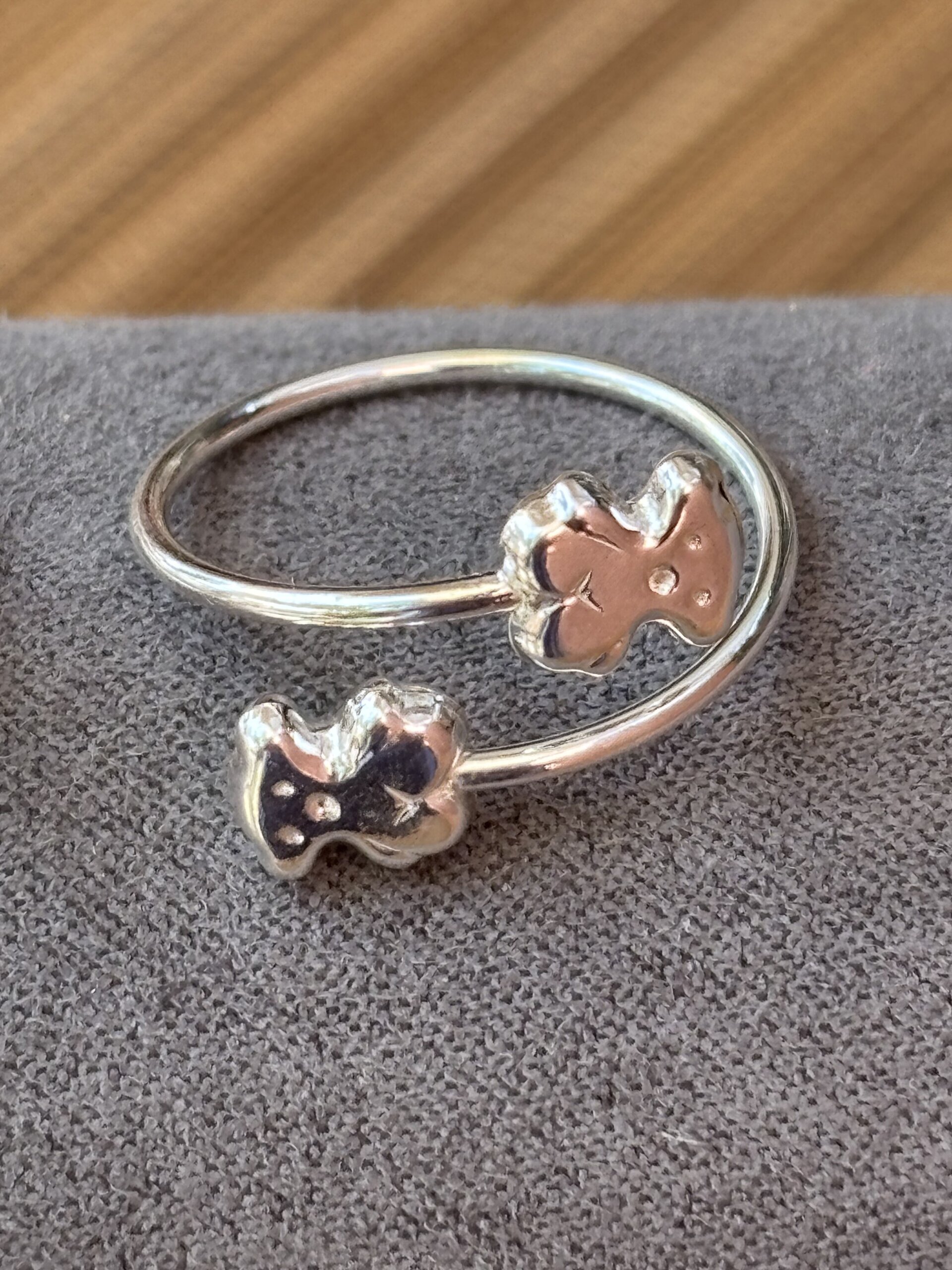 Anillo ajustable oso - 2