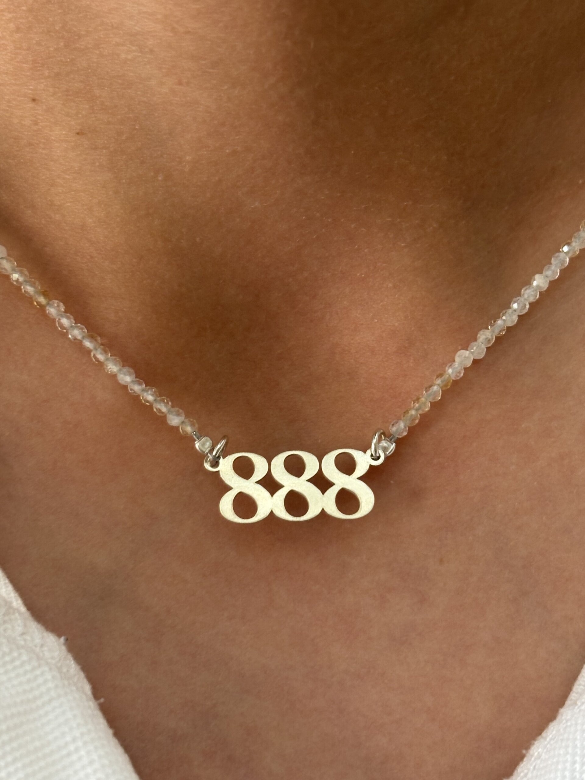 collar  cuarzo maestro y citrino 888 - 1