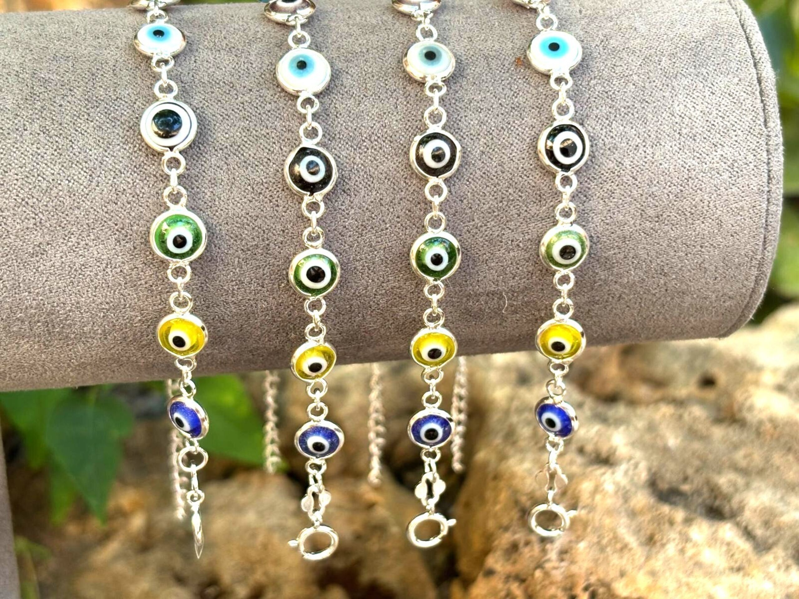 Pulsera ojo turco de colores - 4