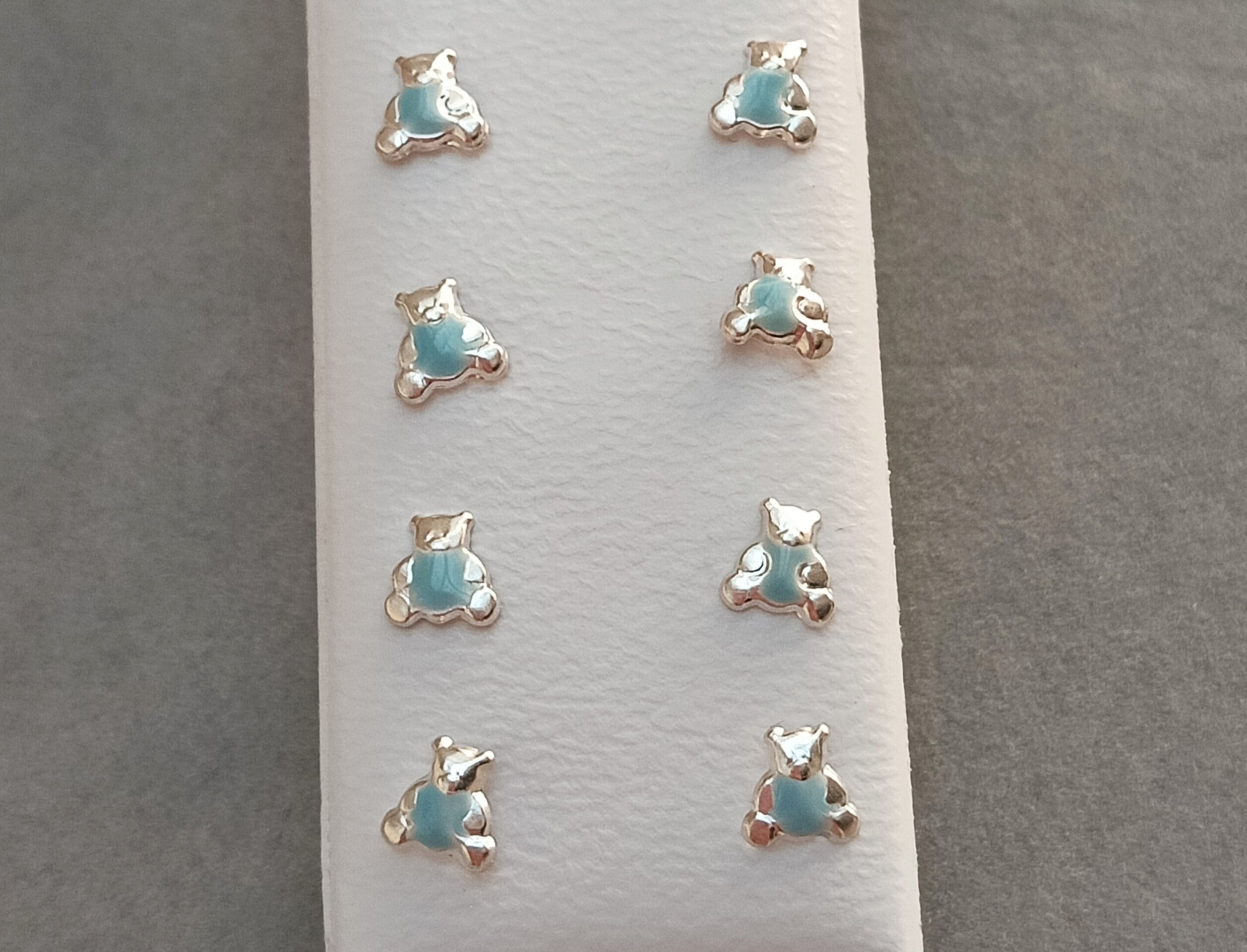 Pendientes osito azul - 3