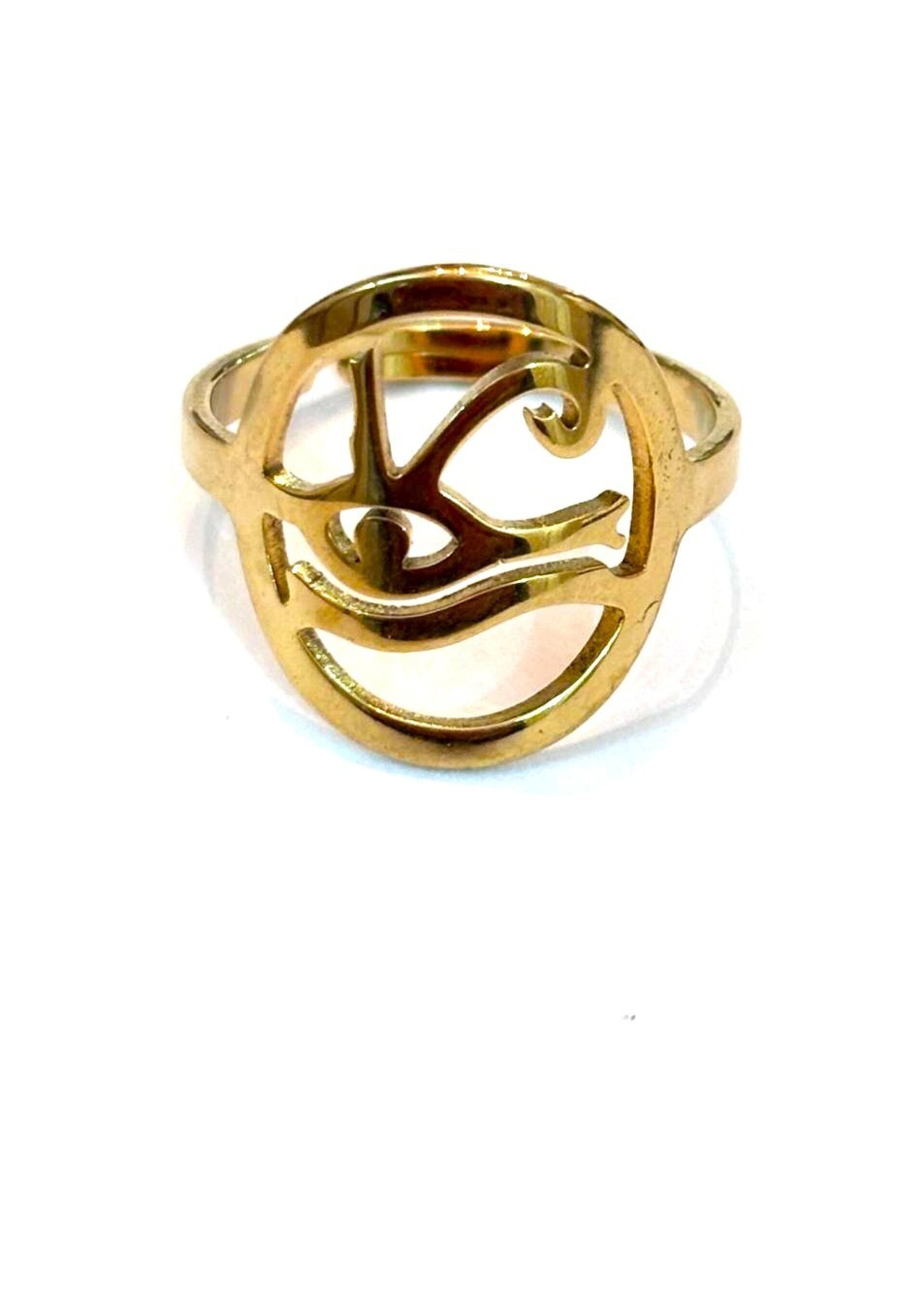 anillo ajustable ojo de horus - 1