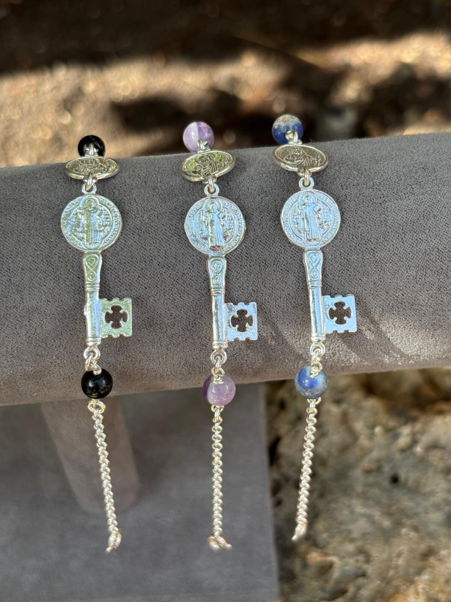 pulsera abre caminos con piedras - 1