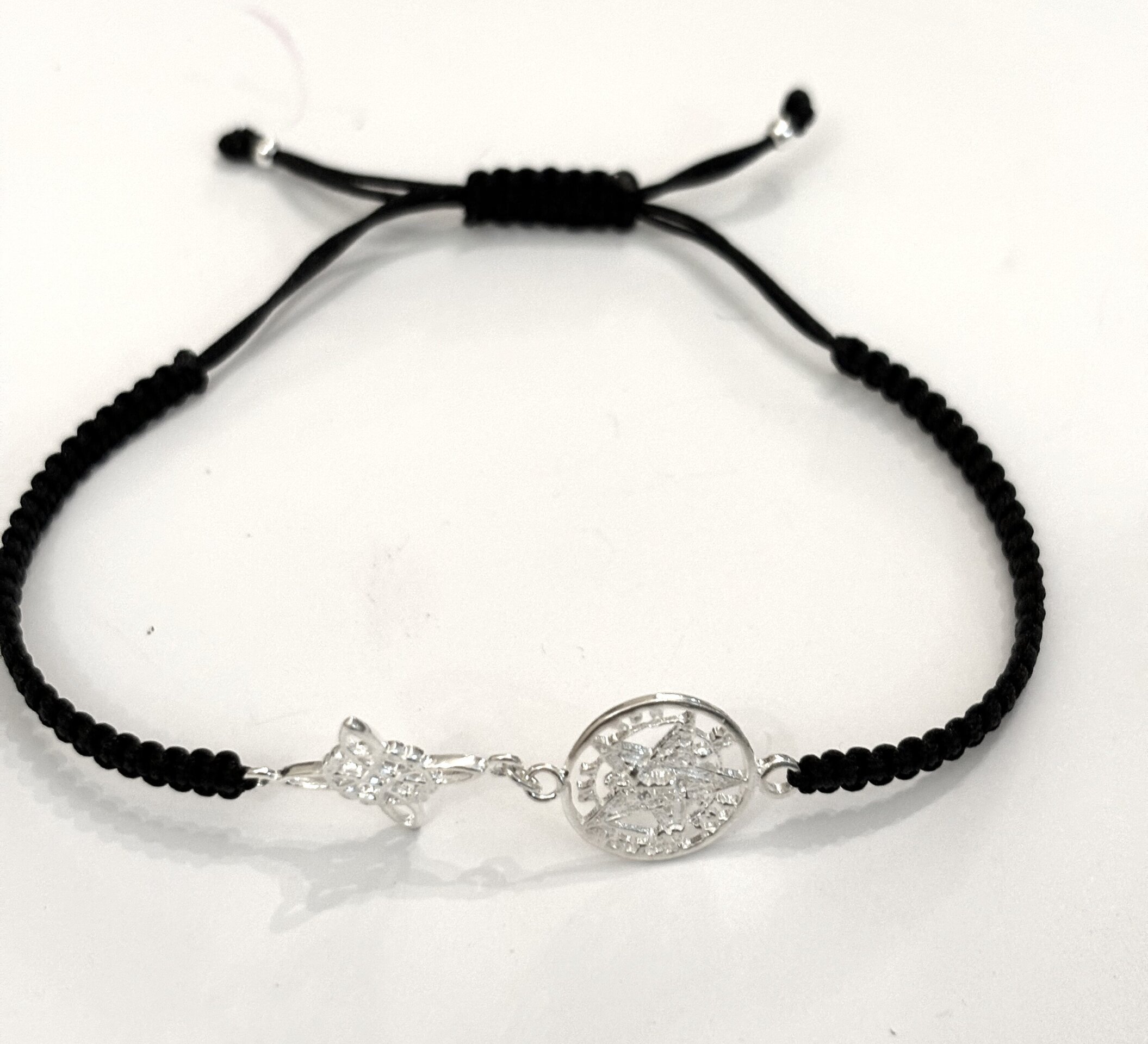 pulsera Macramé amuleto doble protección - 3