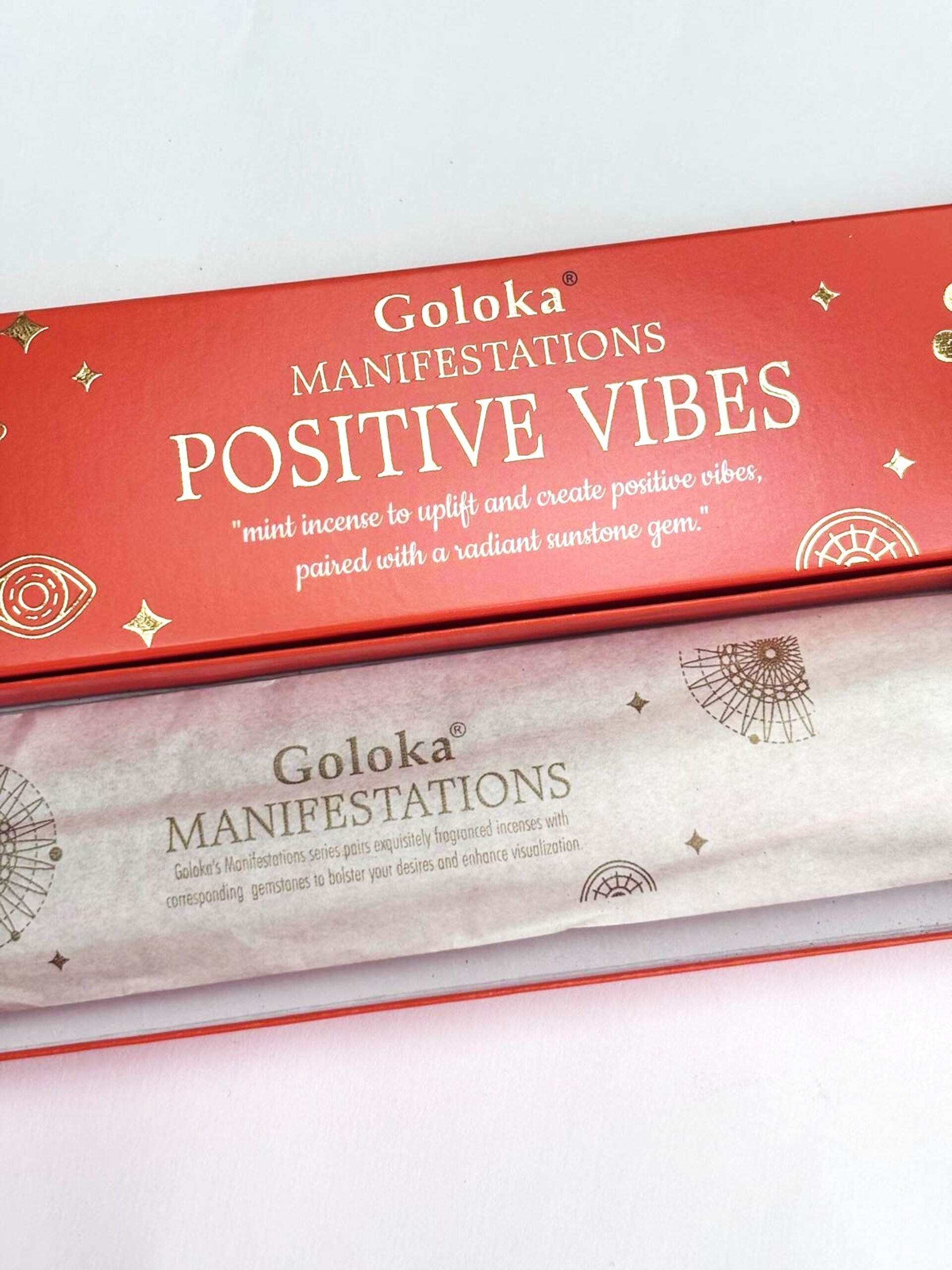 incienso-VIBRACIONES POSITIVAS Y PIEDRA SOL- Goloka - 2