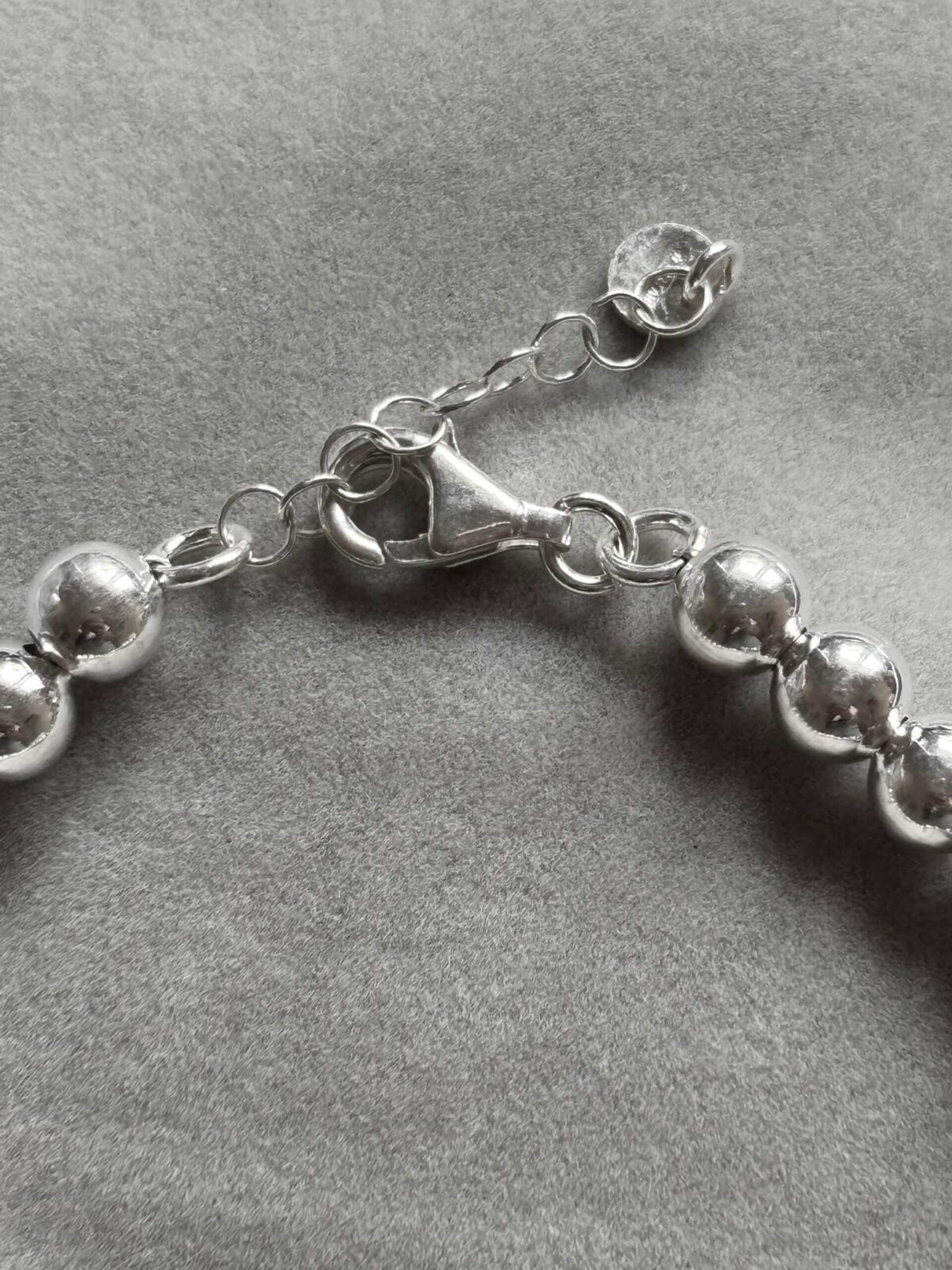 pulsera bolas 6mm ajustable - 4