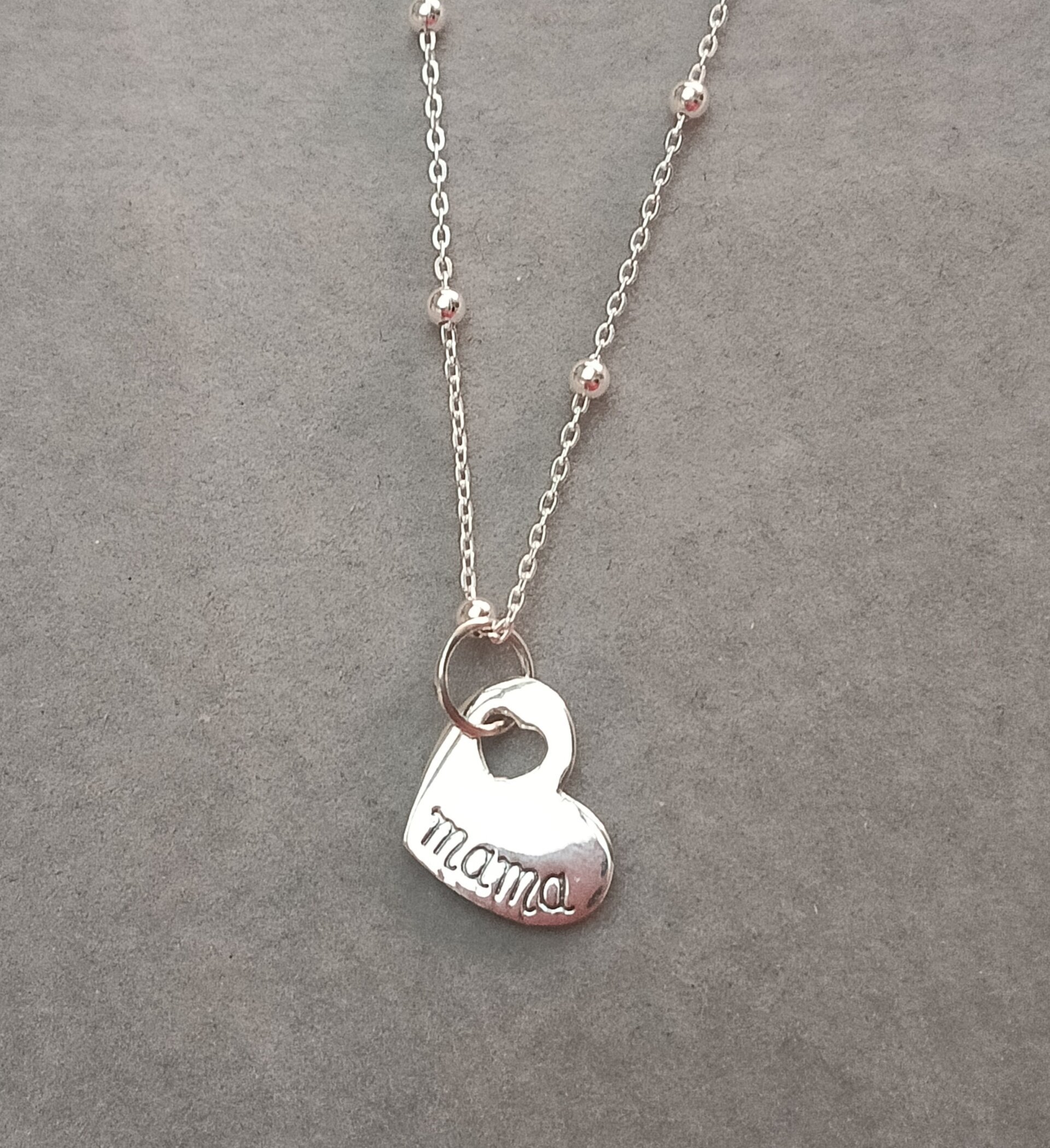 Collar corazón mamá - 2