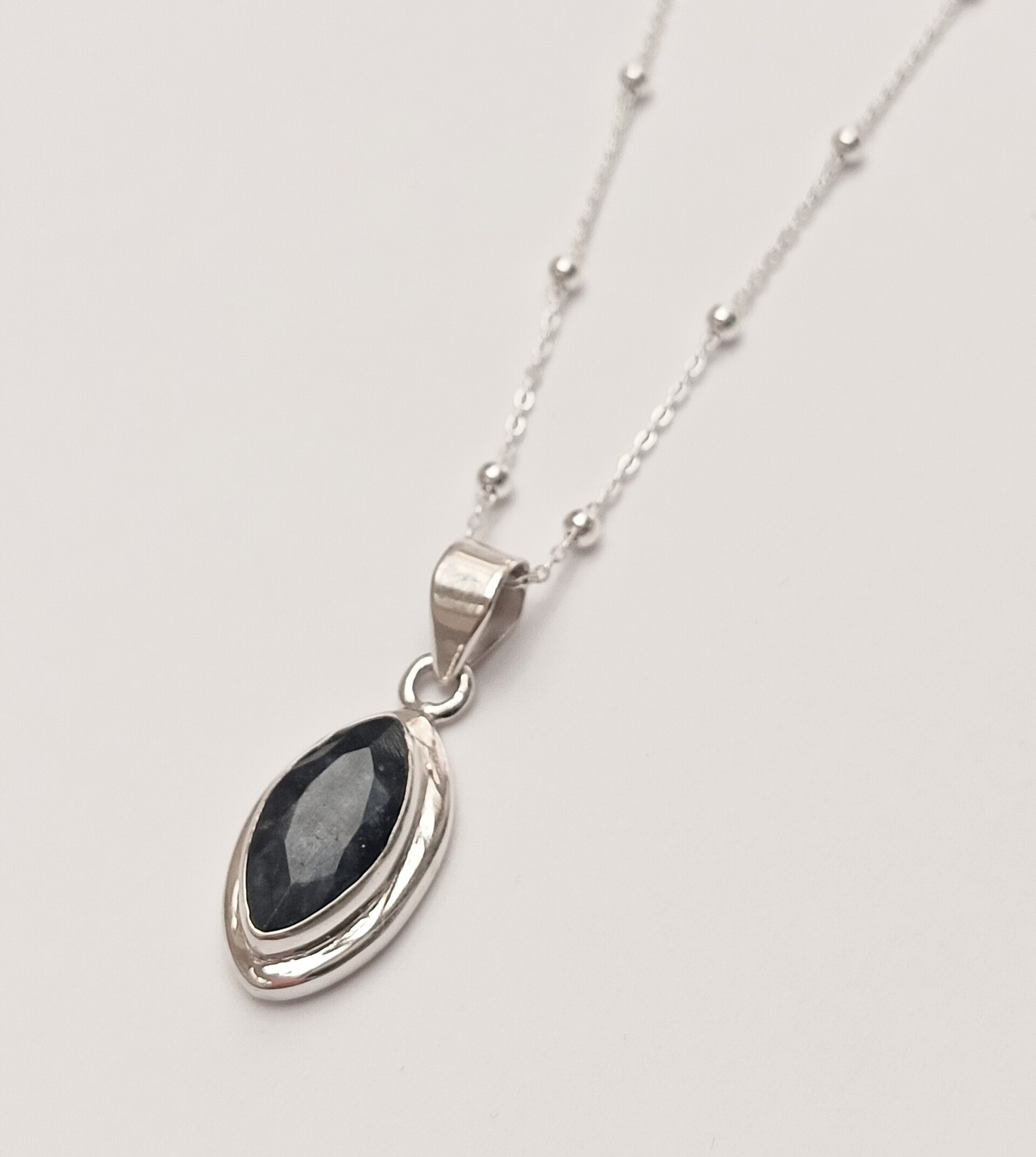 Collar piedra zafiro - 3