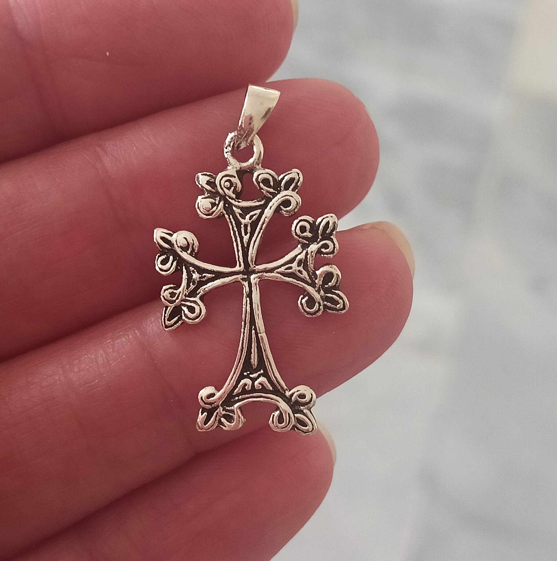 Cruz  2,6cm plata 925 - 4
